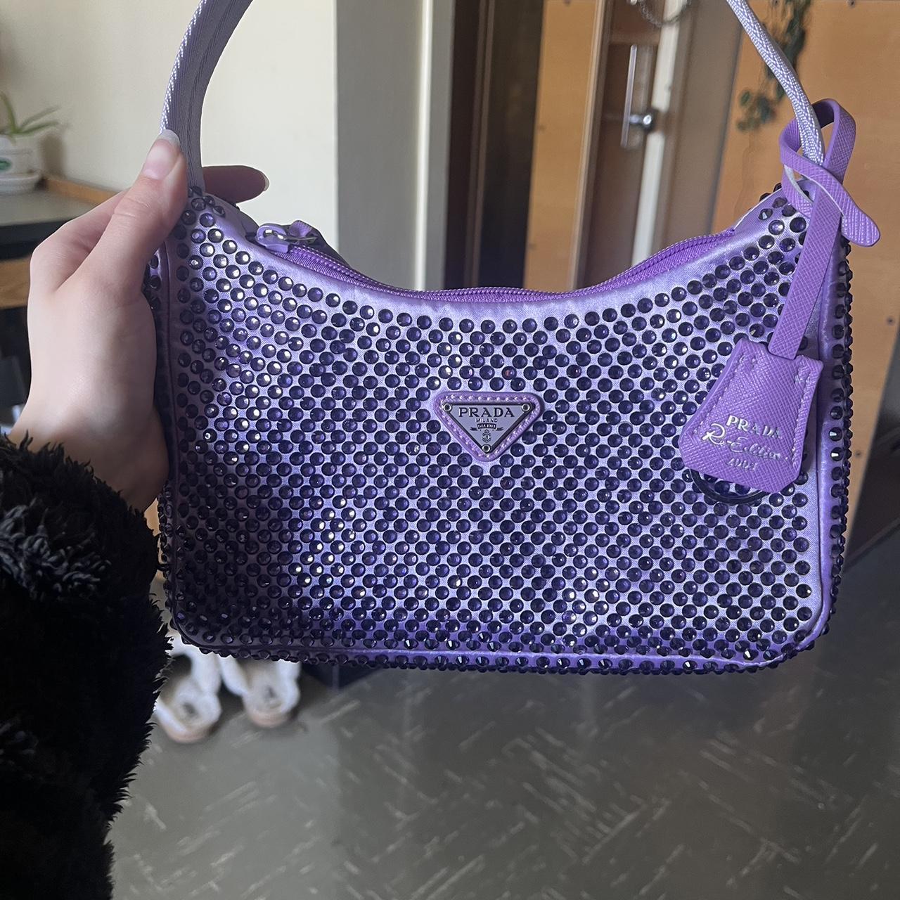 Prada Women's Purple Bag | Depop