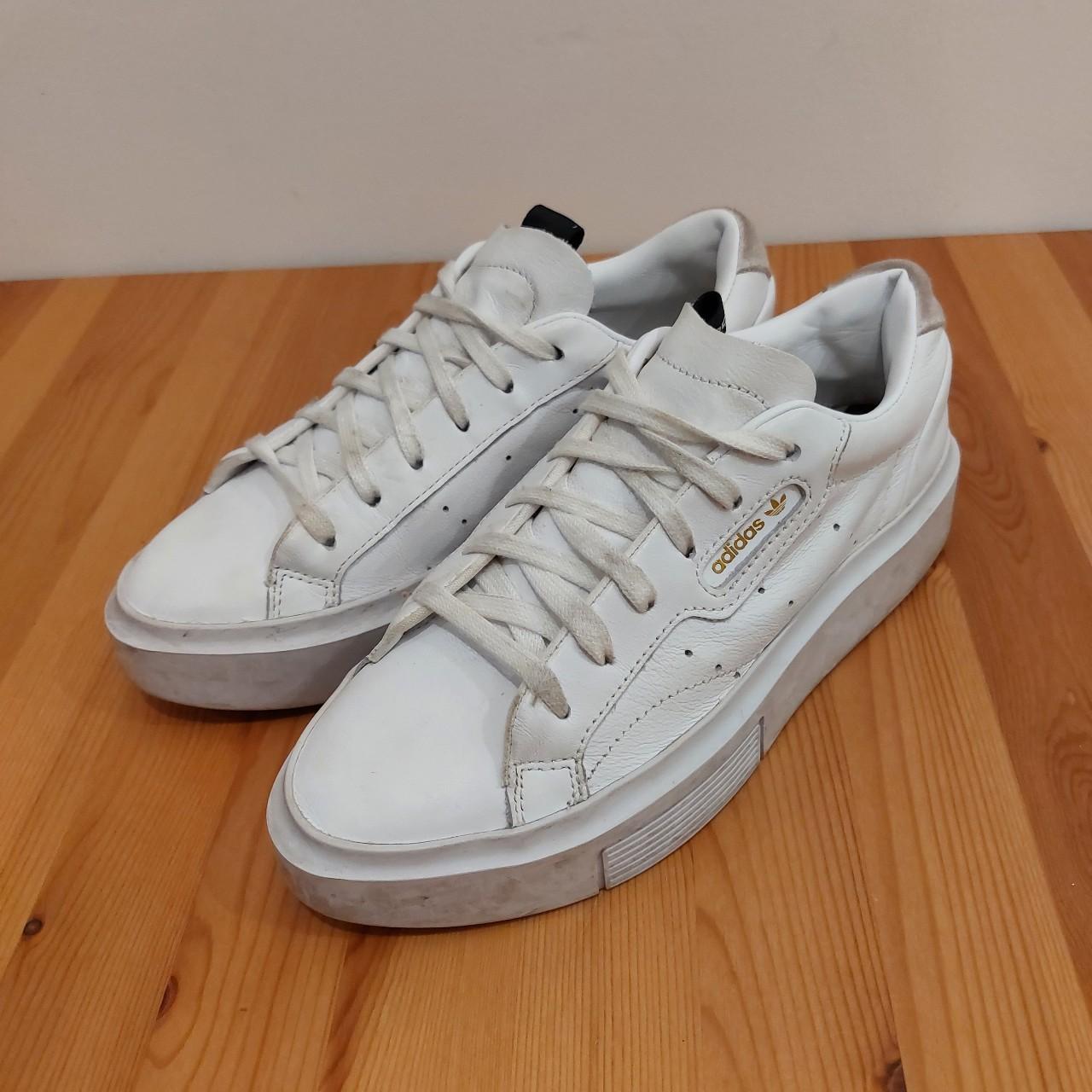 ADIDAS ORIGINALS Soft Leather Sneakers US 6.5 UK. Depop