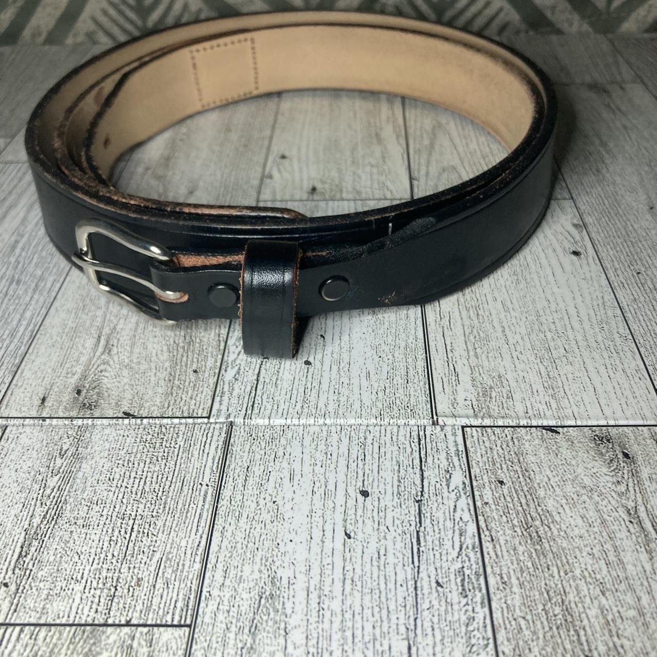 Vintage top grain cowhide leather belt Great... Depop