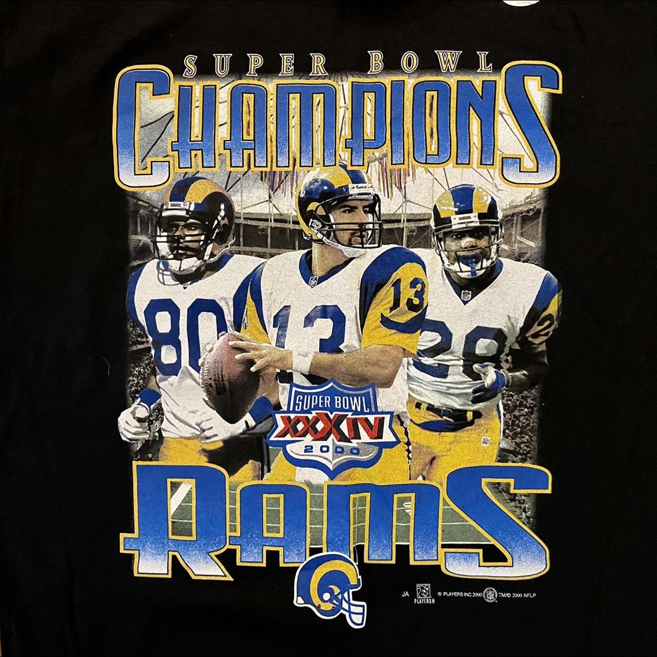 Brand New With Tags 90's/Y2k Vintage St Louis Rams - Depop