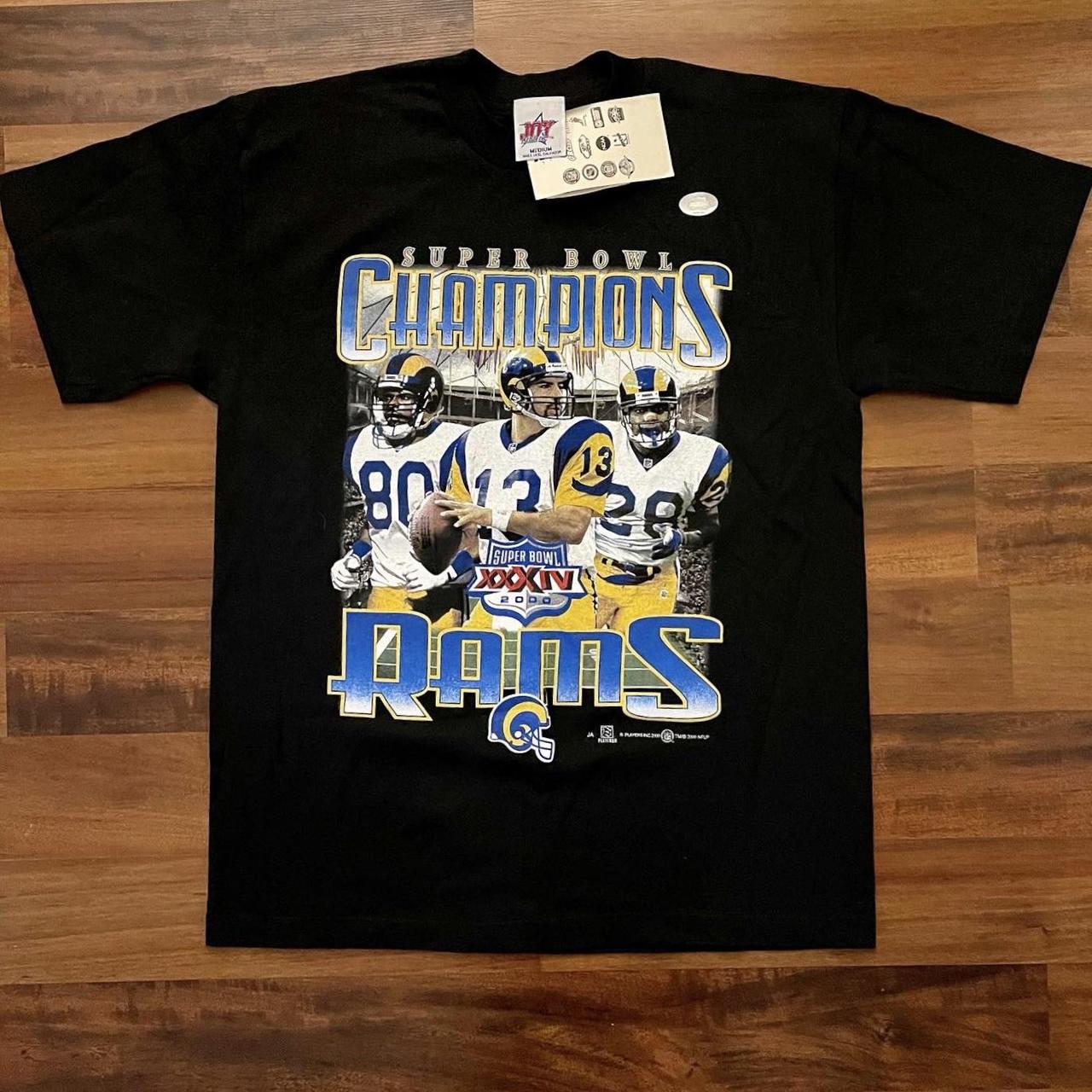 Brand New With Tags 90's/Y2k Vintage St Louis Rams - Depop