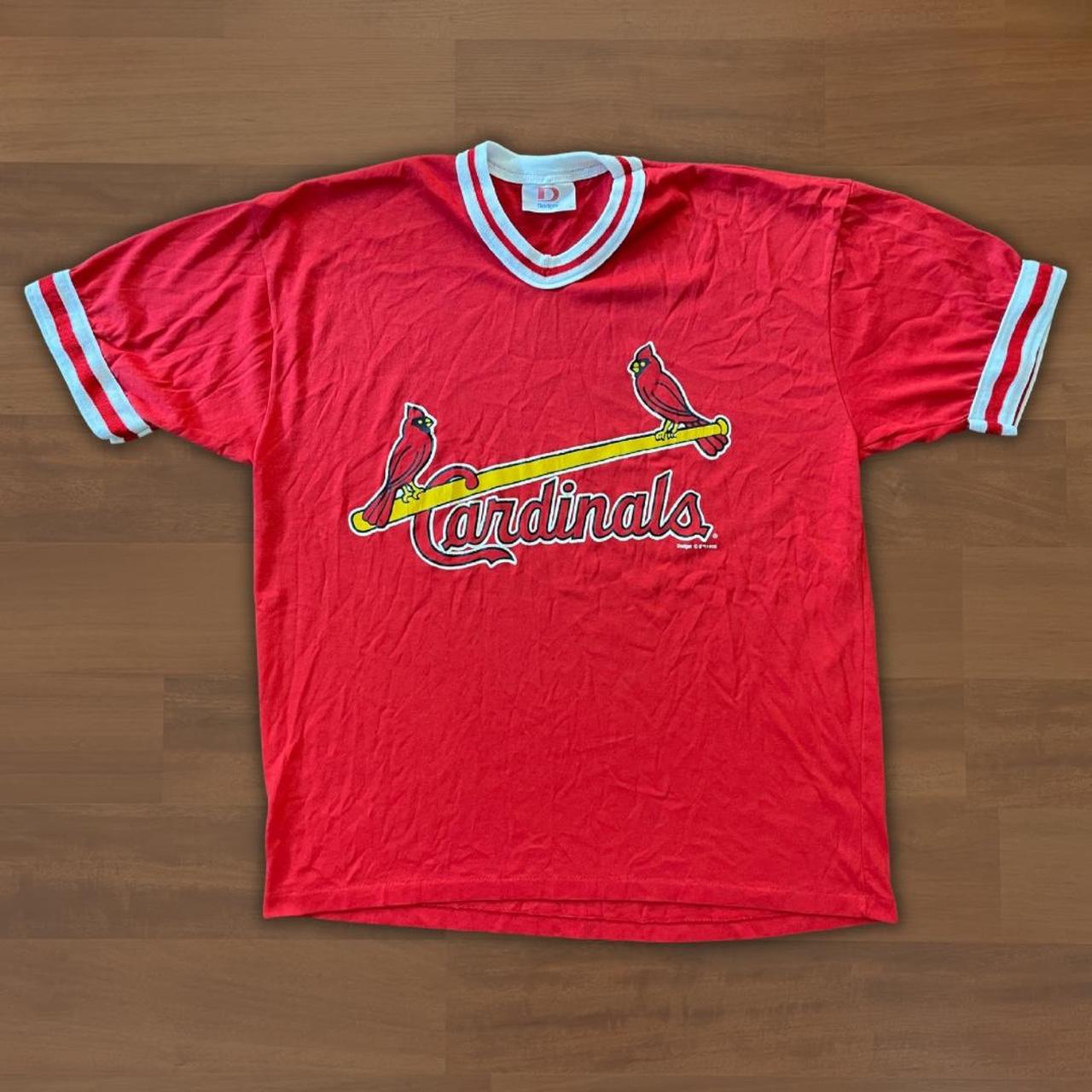black and red st. louis cardinals jersey