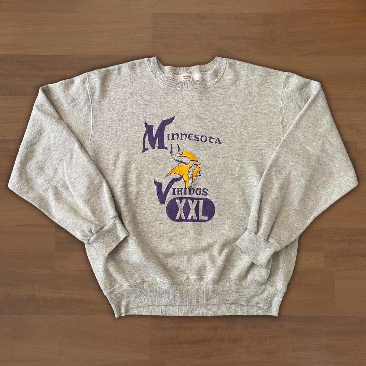 Vintage Minnesota Vikings Purple People Eaters NFL Football Crewneck Sweater  Large Comfy Cozy Sweatshirt Purple 90s 1990s