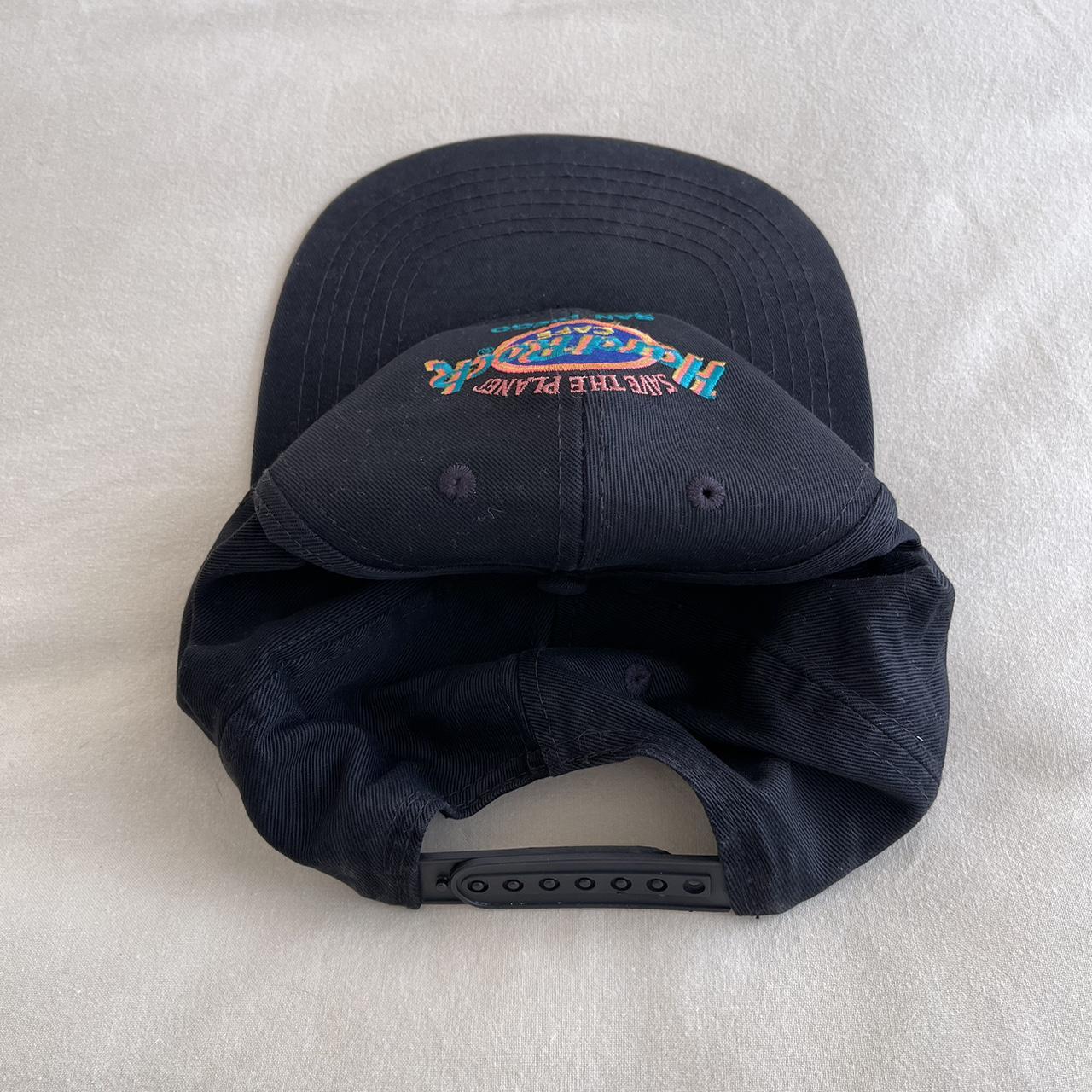 Hard Rock Cafe Men's Black Hat | Depop