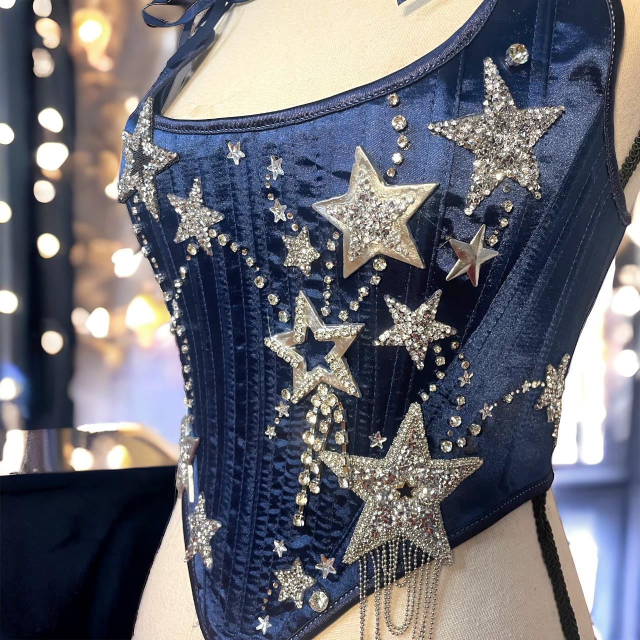 Stunning star bustier corset top with handmaid | Depop