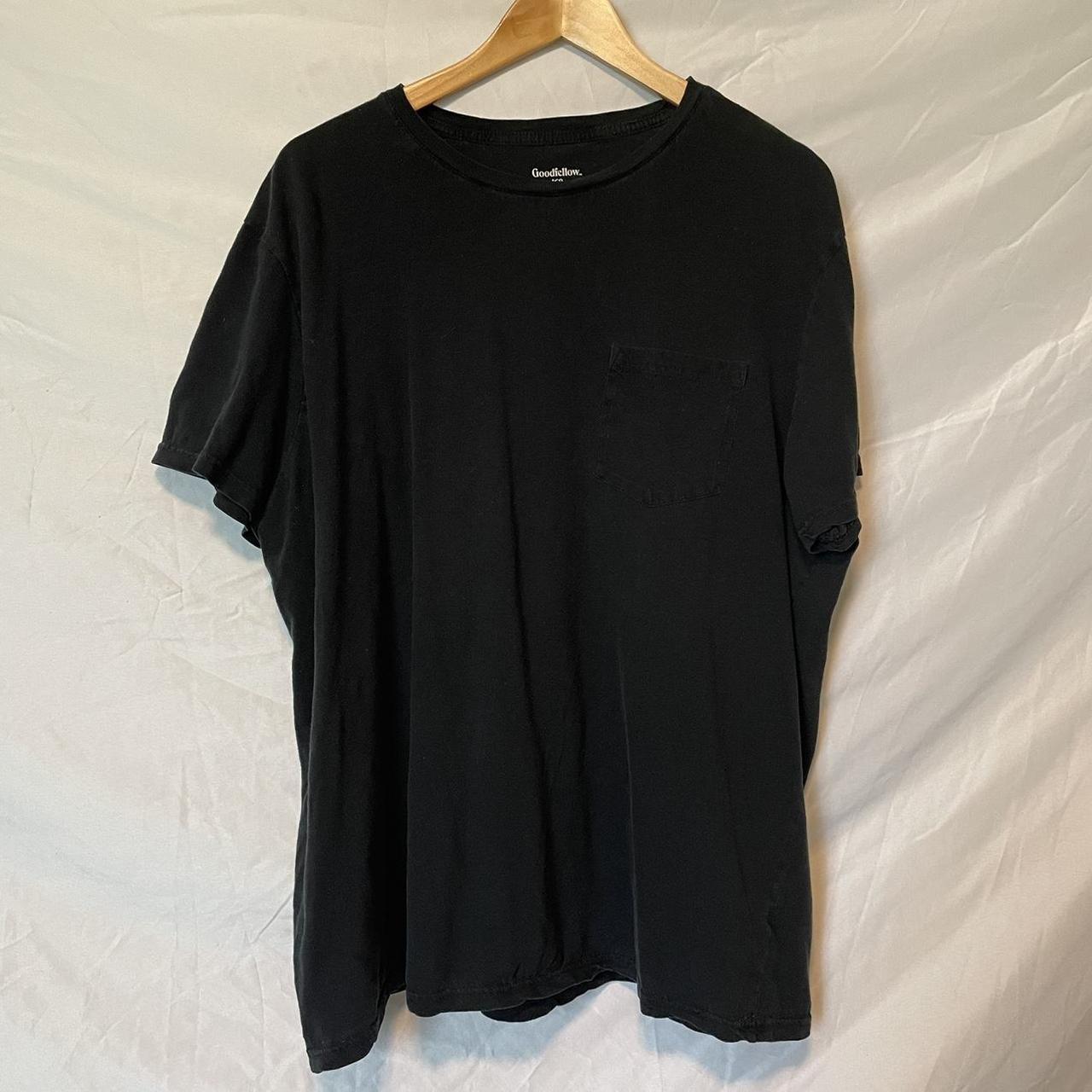 plain black goodfellow tee #goodfellow #blacktshirt - Depop