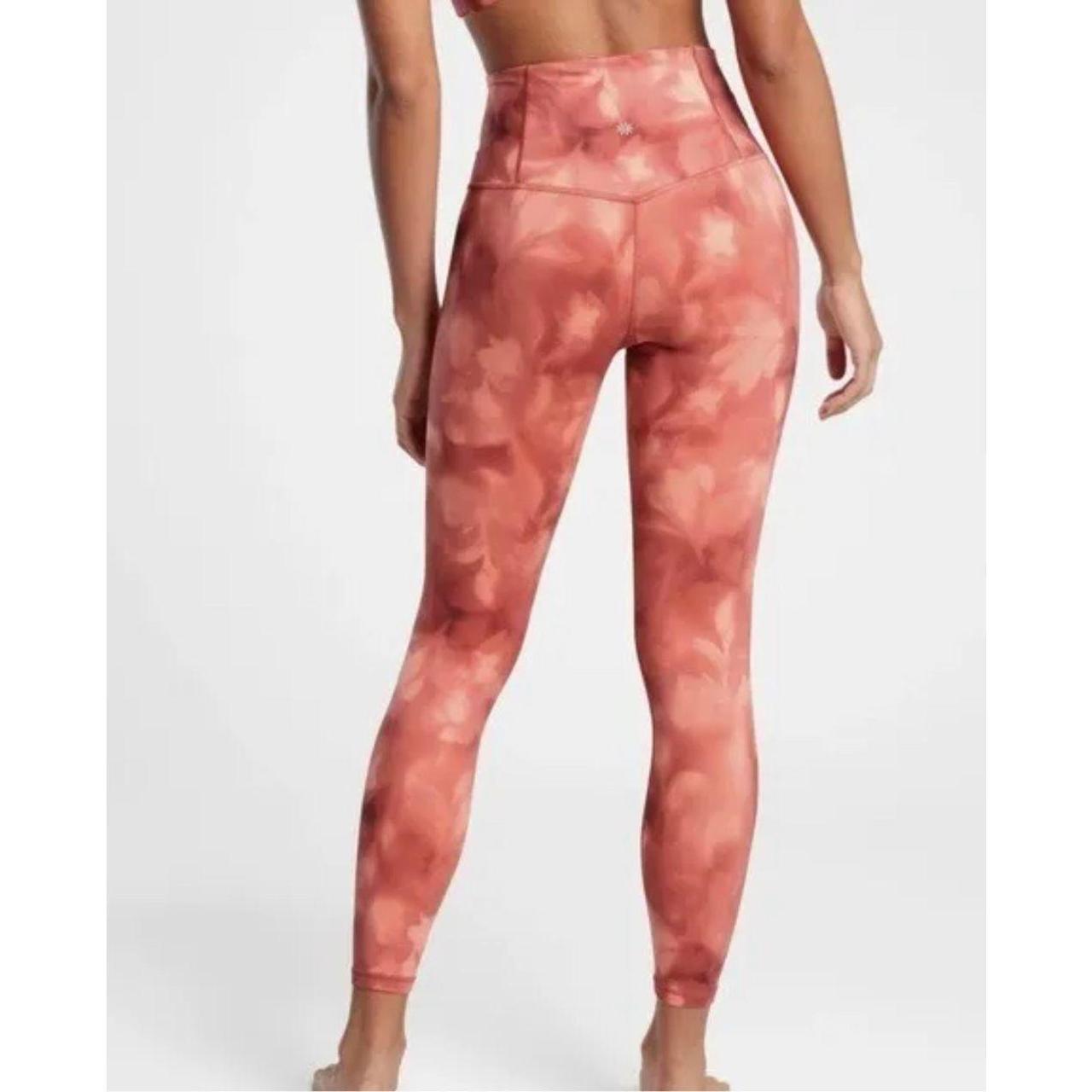 Athleta orange outlet leggings