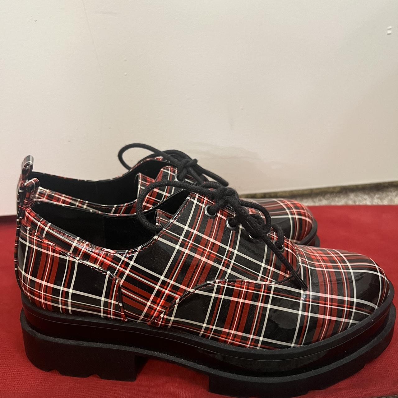 Jessica Simpson size plaid shoe, -womens size