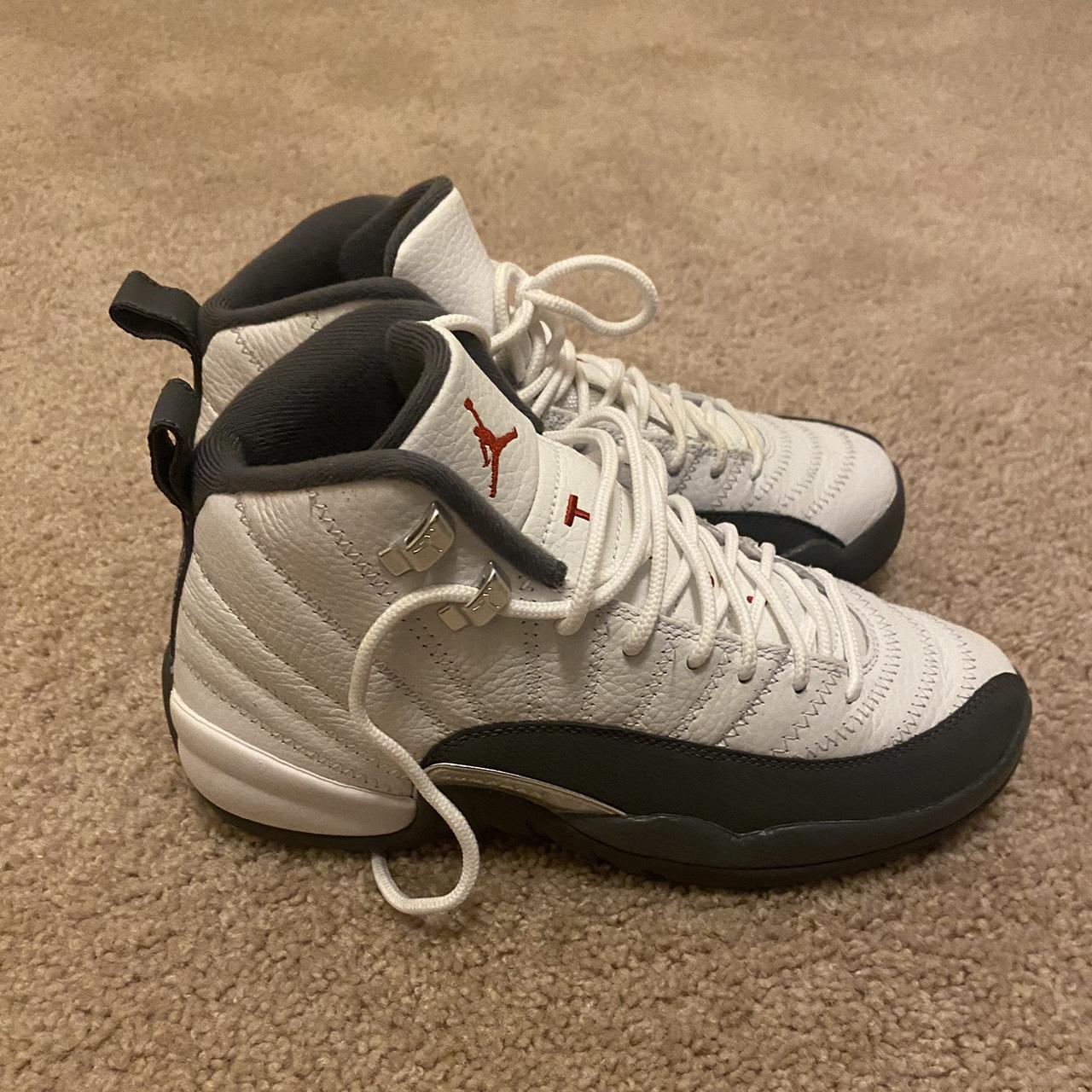 Air jordan 12 on sale retro gs dark grey