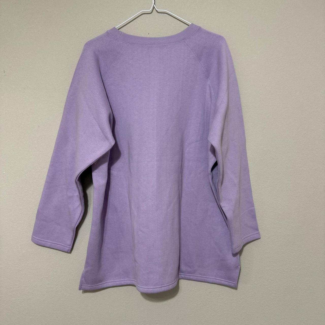 Quacker Factory Women's Sweatshirt - Purple - XL … - image 2