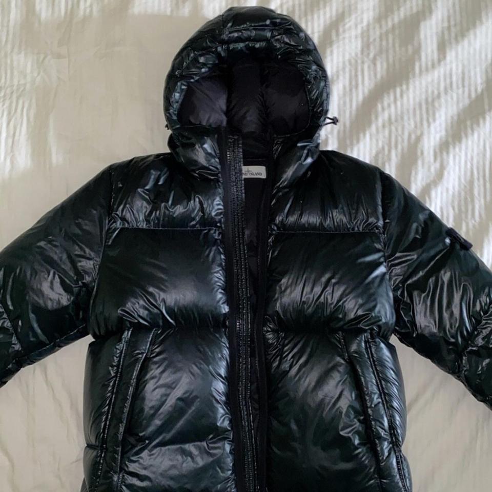 Stone island shiny on sale puffer