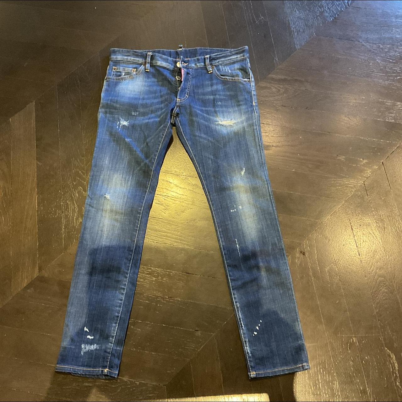 Dsquared Mens jeans. Stunning wash. Gently worn... Depop