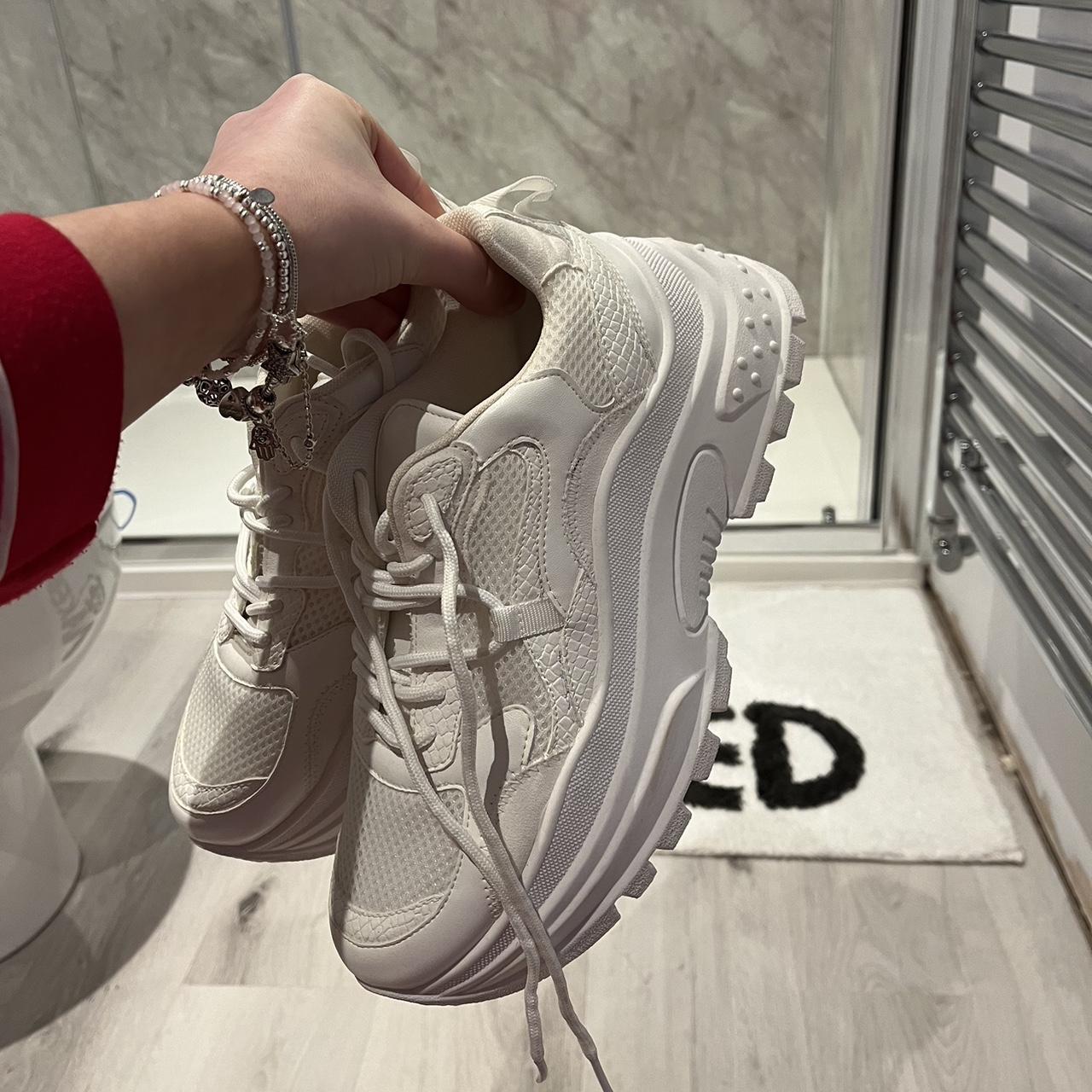 Womens Trainers Topshop White Chunky Trainers TopShop All White