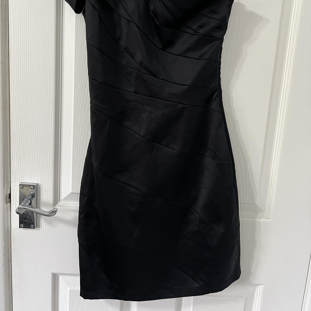 lipsy black knitted dress