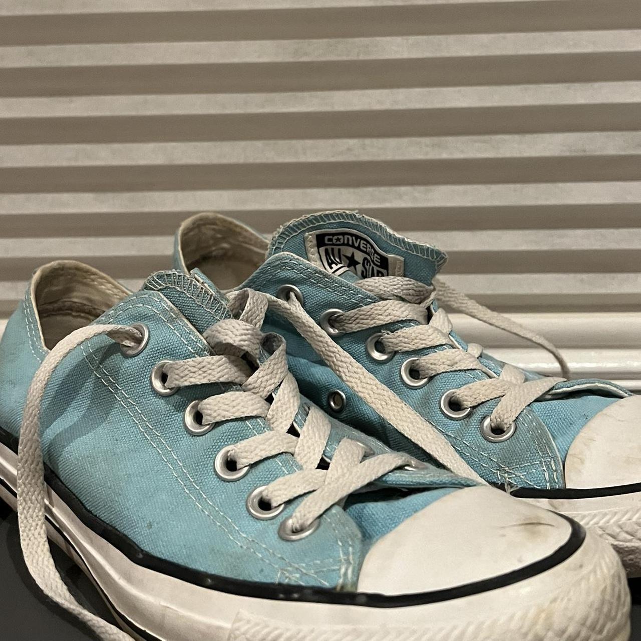 VINTAGE CONVERSE sneakers (light turquoise / blue)...