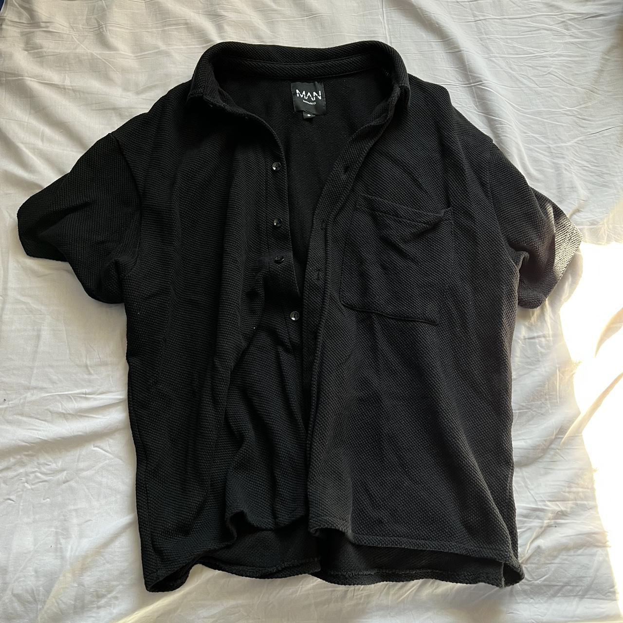 boohoo chain print shirt