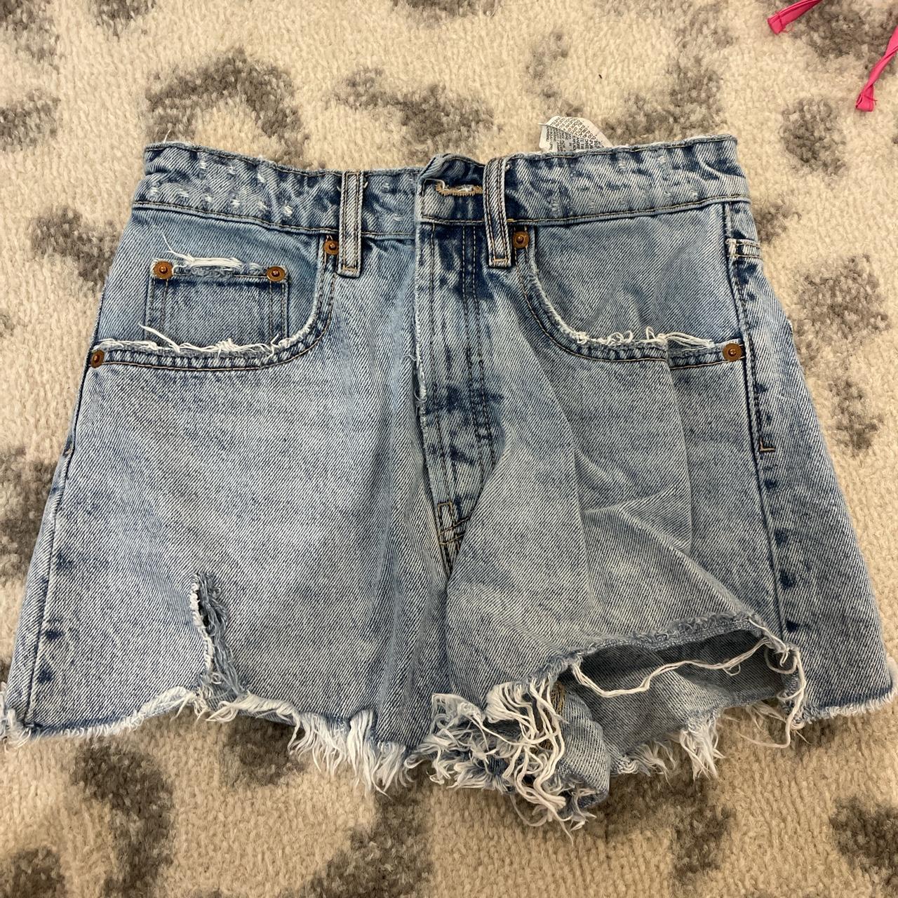 Zara Women's Blue Shorts | Depop