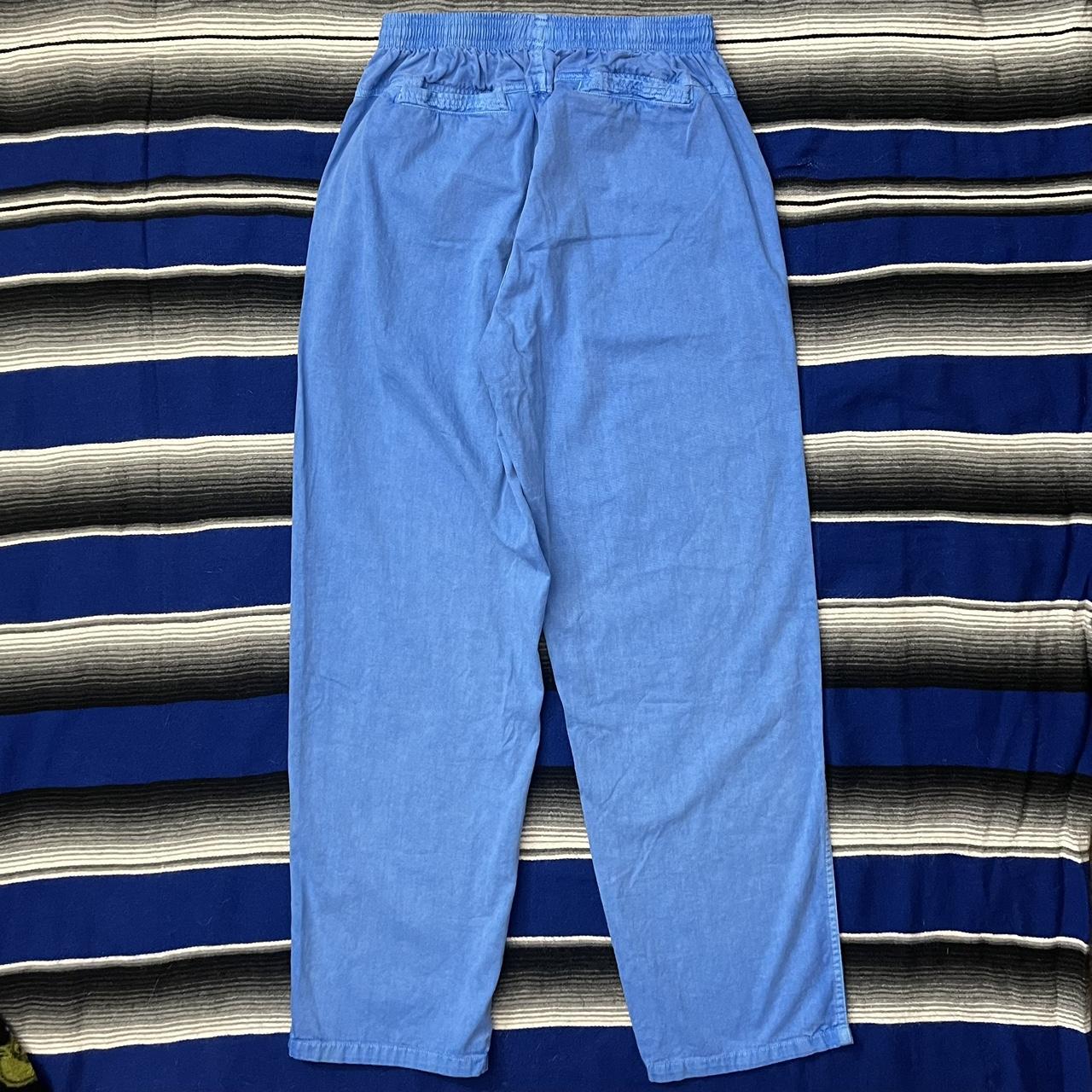 Crazy Shirts Men's Blue Trousers Depop