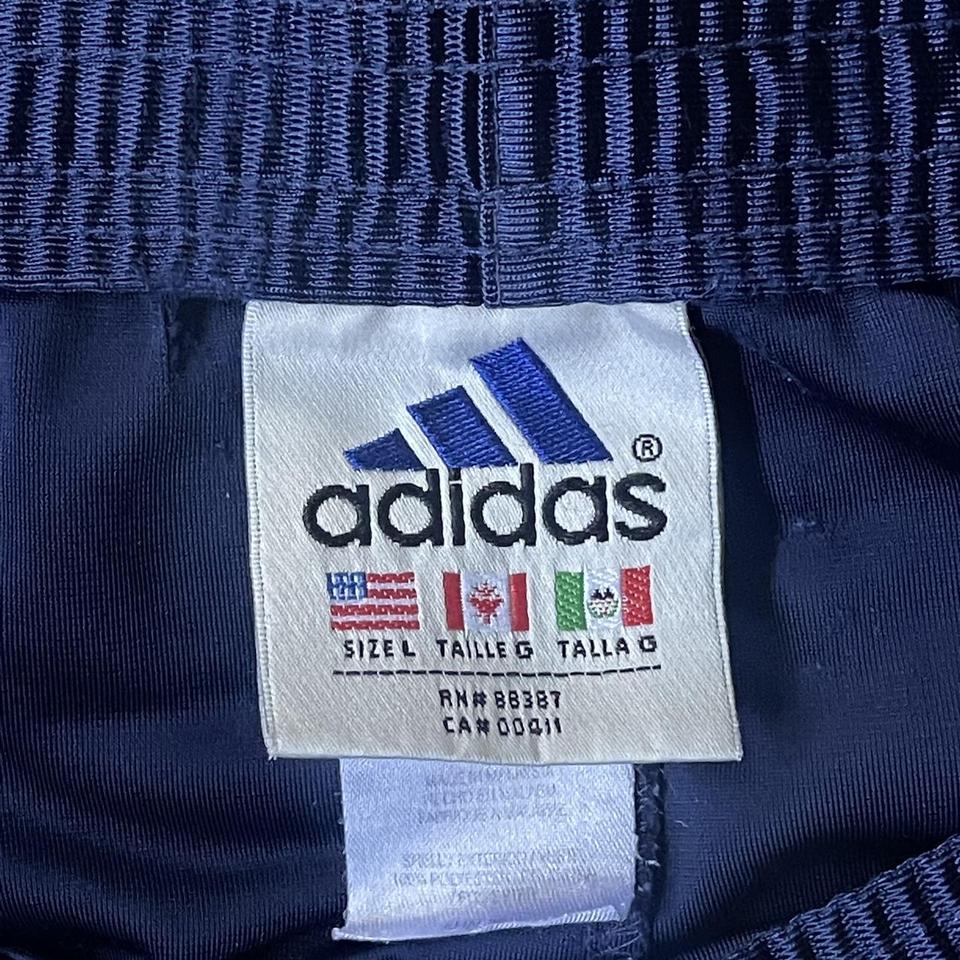 Vintage Adidas Men’s Size Large Break Away Track Pants Blue/White RN88387