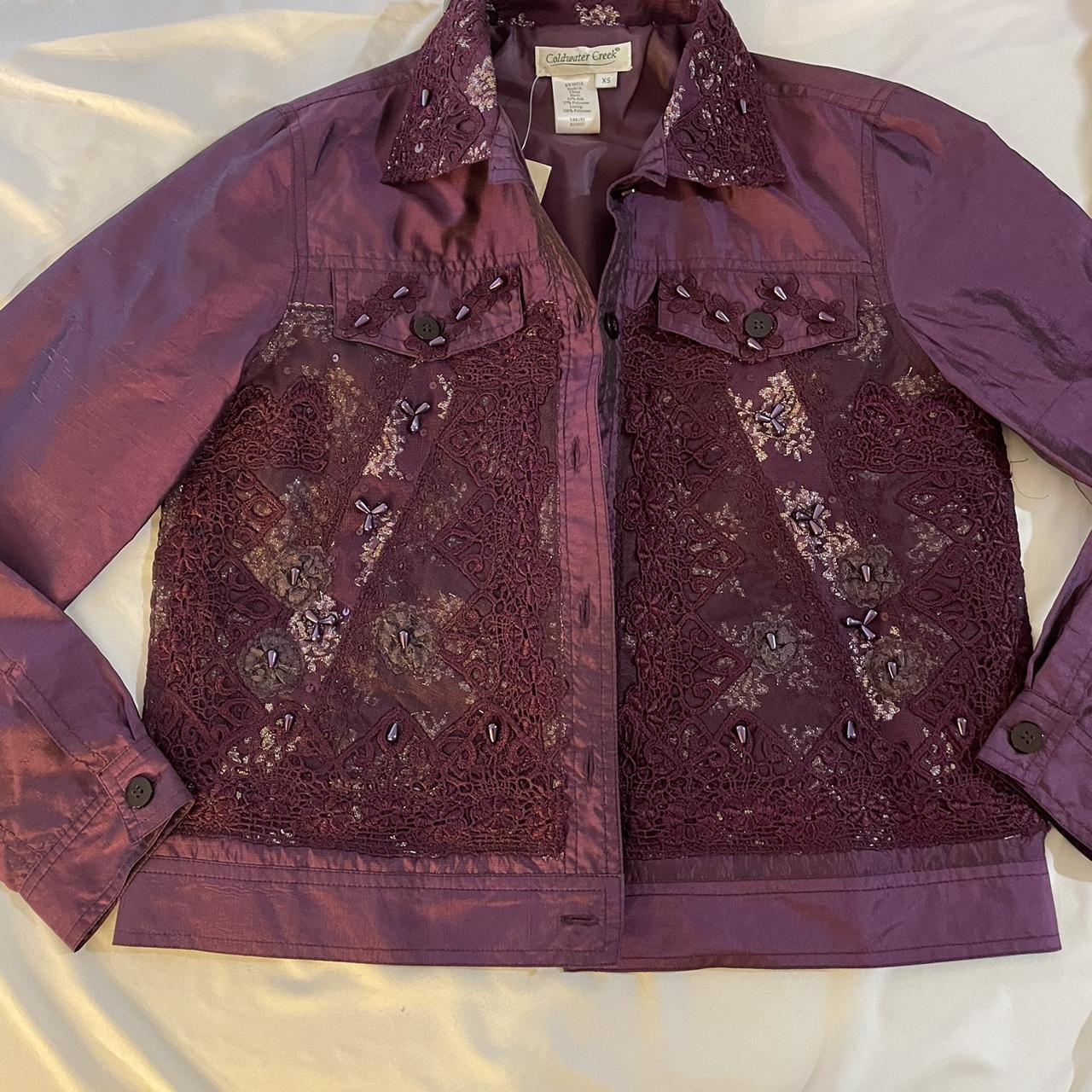Coldwater Creek Women's Purple Jacket