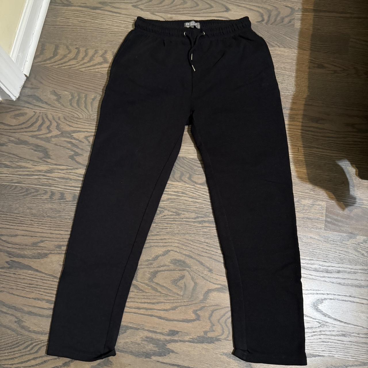 Primark black sweatpants Size M Drawstrings for... - Depop