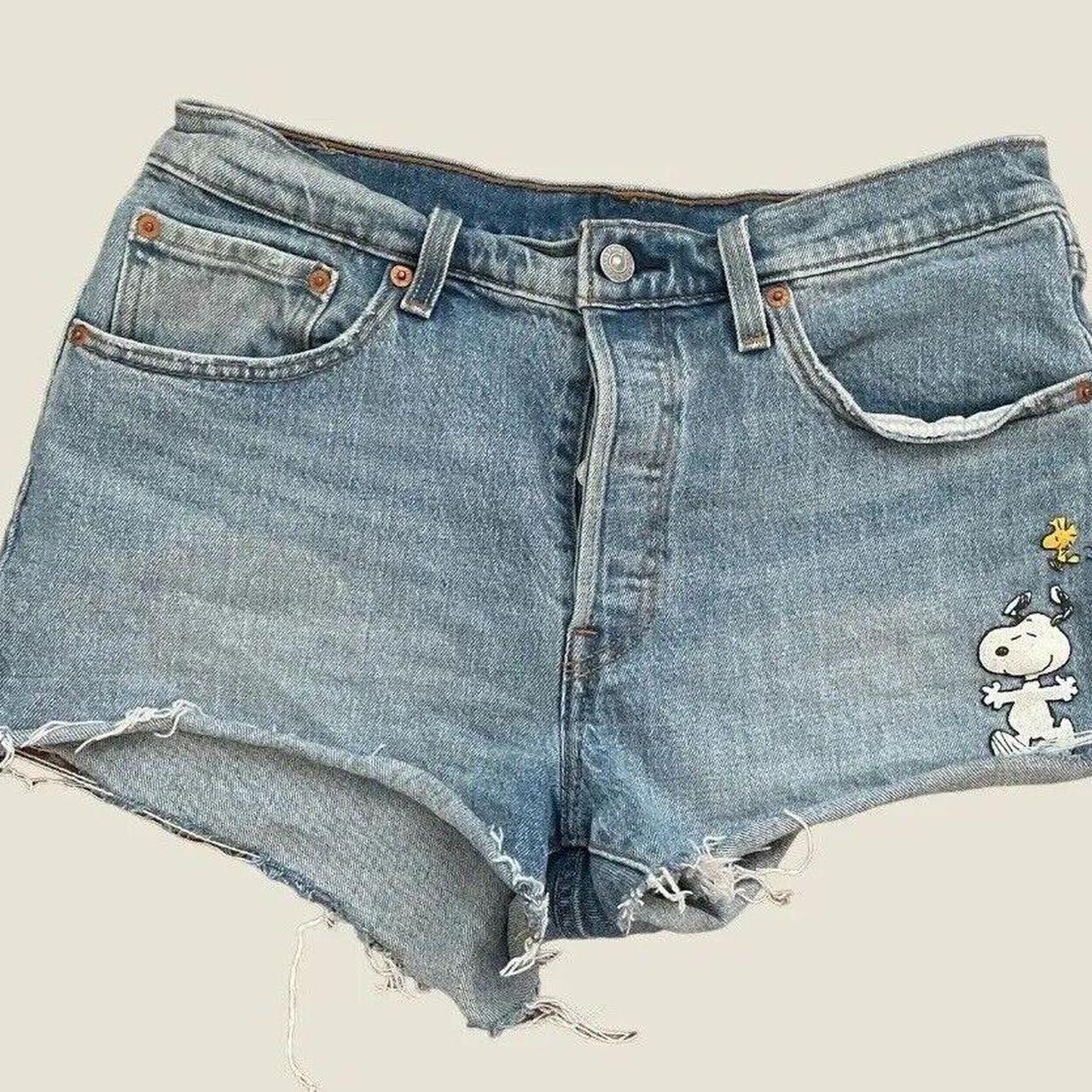 Levi's snoopy shorts sale