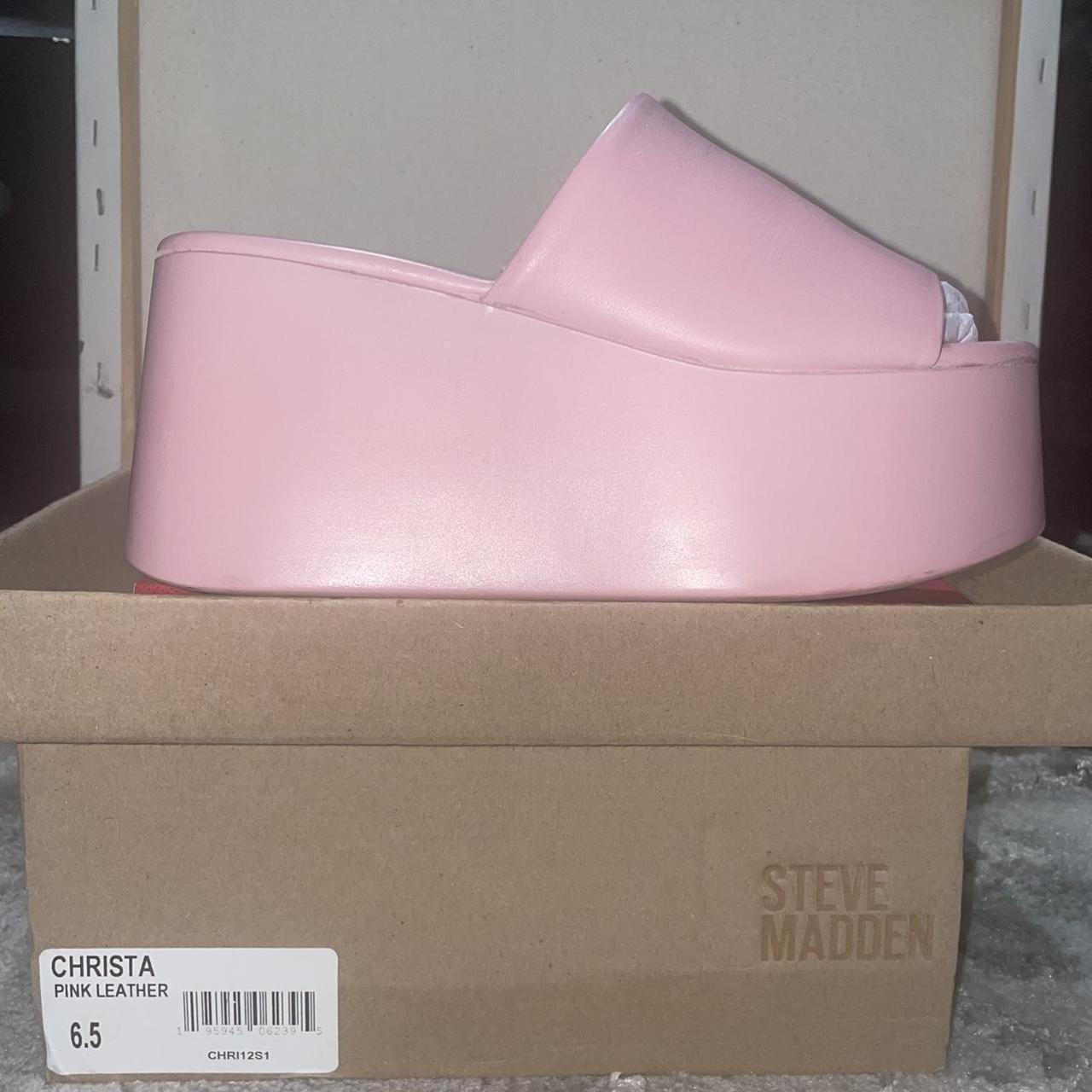 christa pink leather steve madden