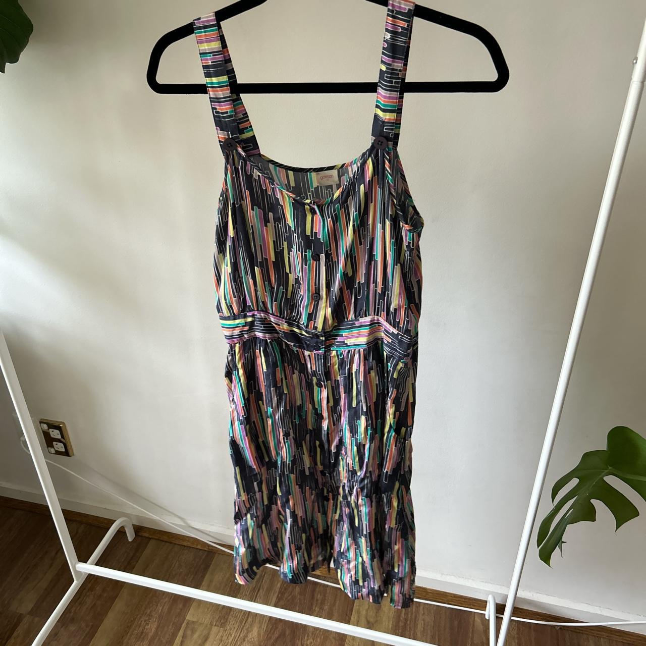 Gorman multi-coloured summer dress size 12 #gorman... - Depop