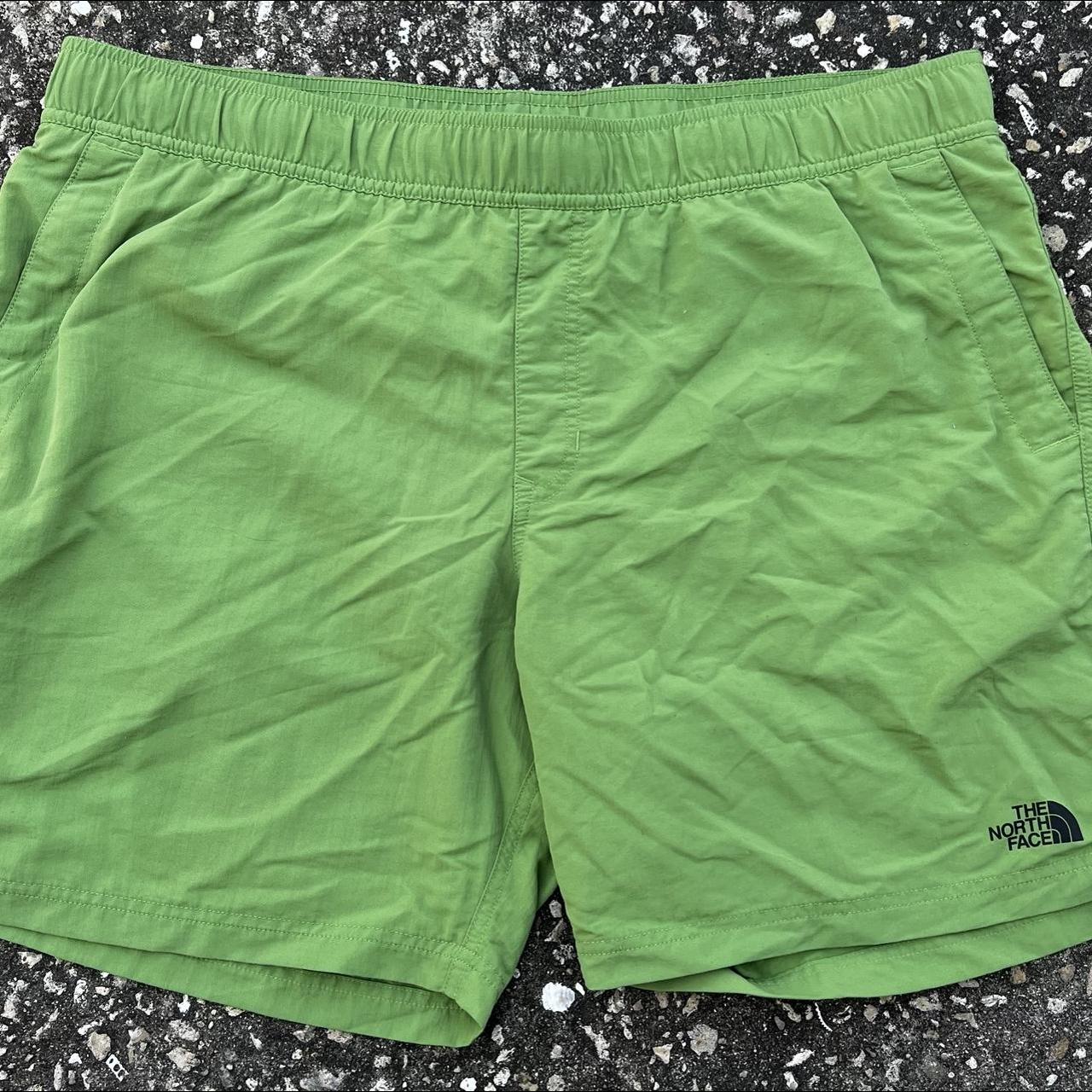 The North Face Men's Green Shorts | Depop