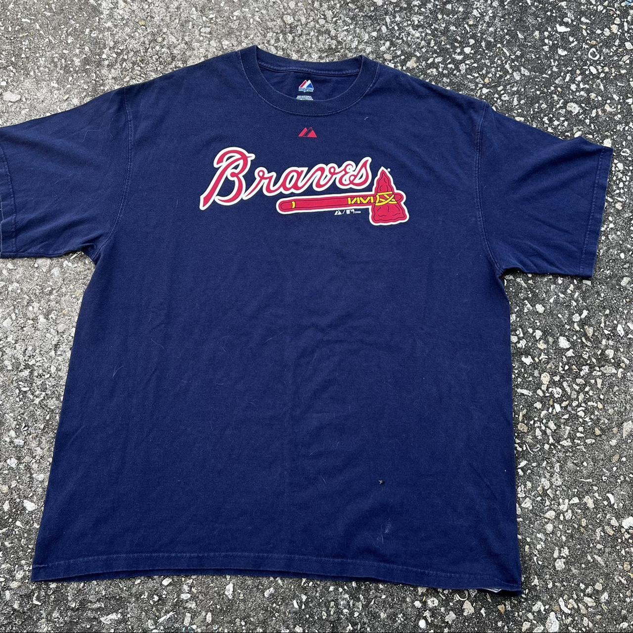 braves sweatshirt size XL - Depop