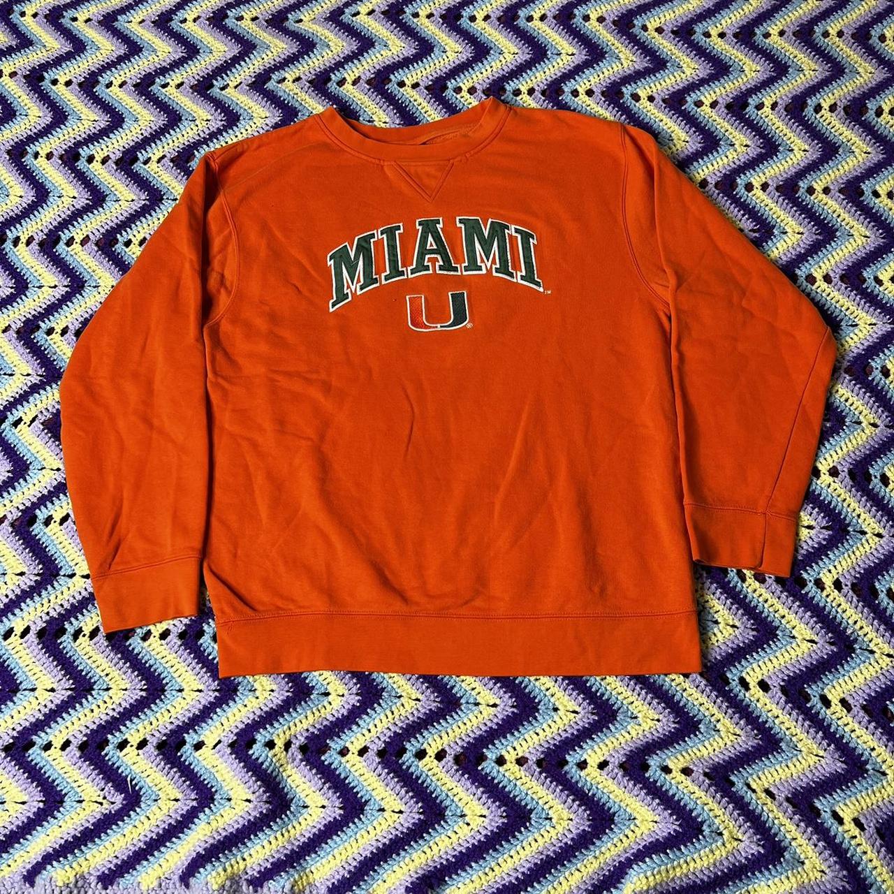 miami dolphins crewneck size L some slight - Depop