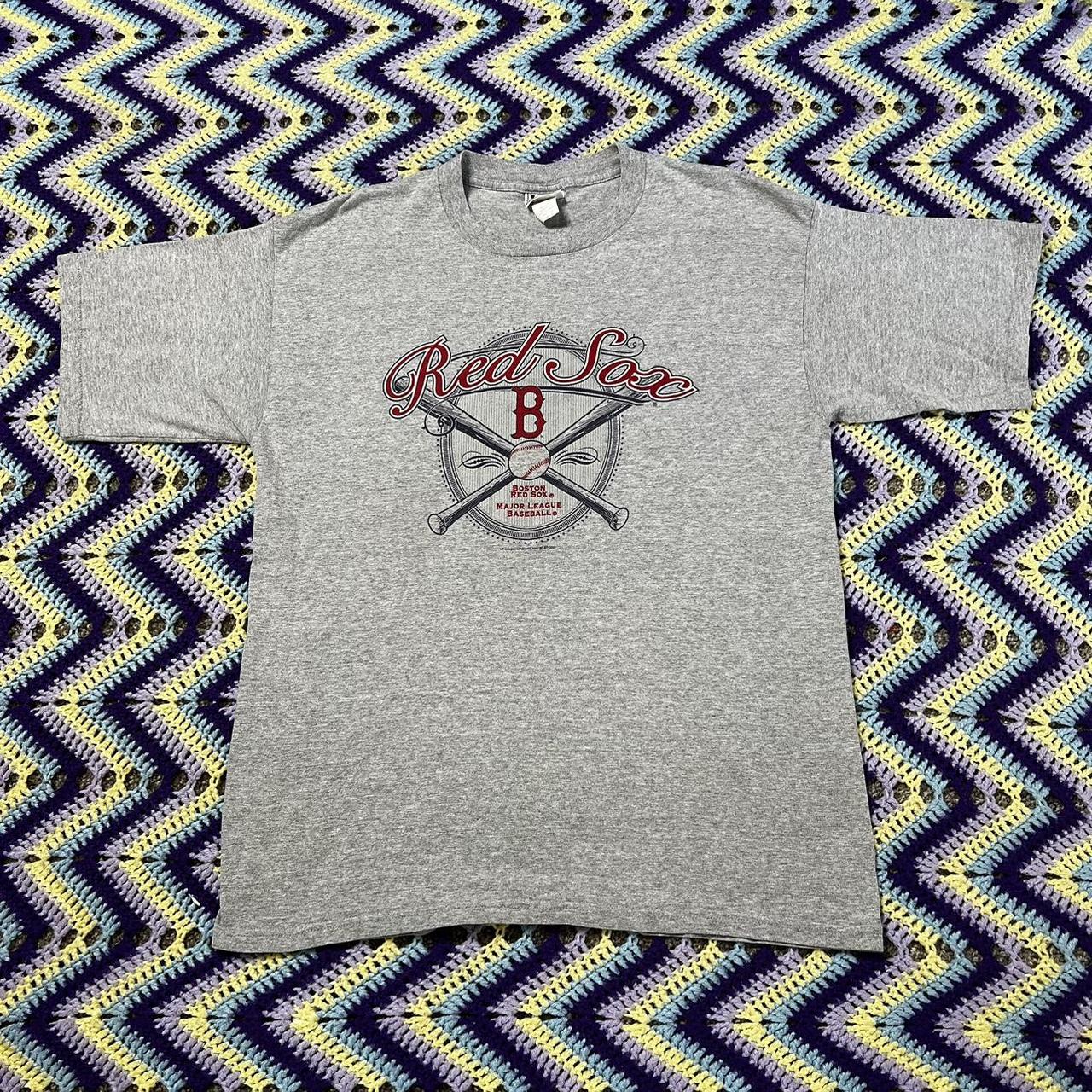 Vintage Boston Red Sox Shirt Size - XL Color - Grey - Depop