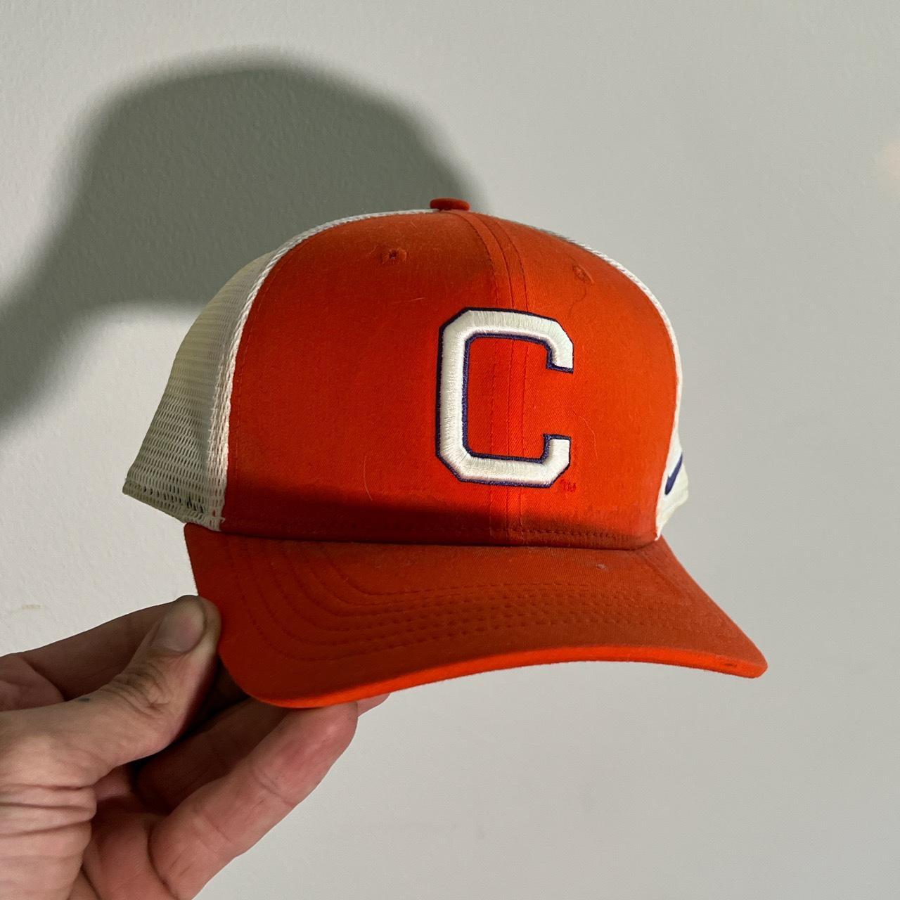 Clemson block C flex fit Nike hat - Depop