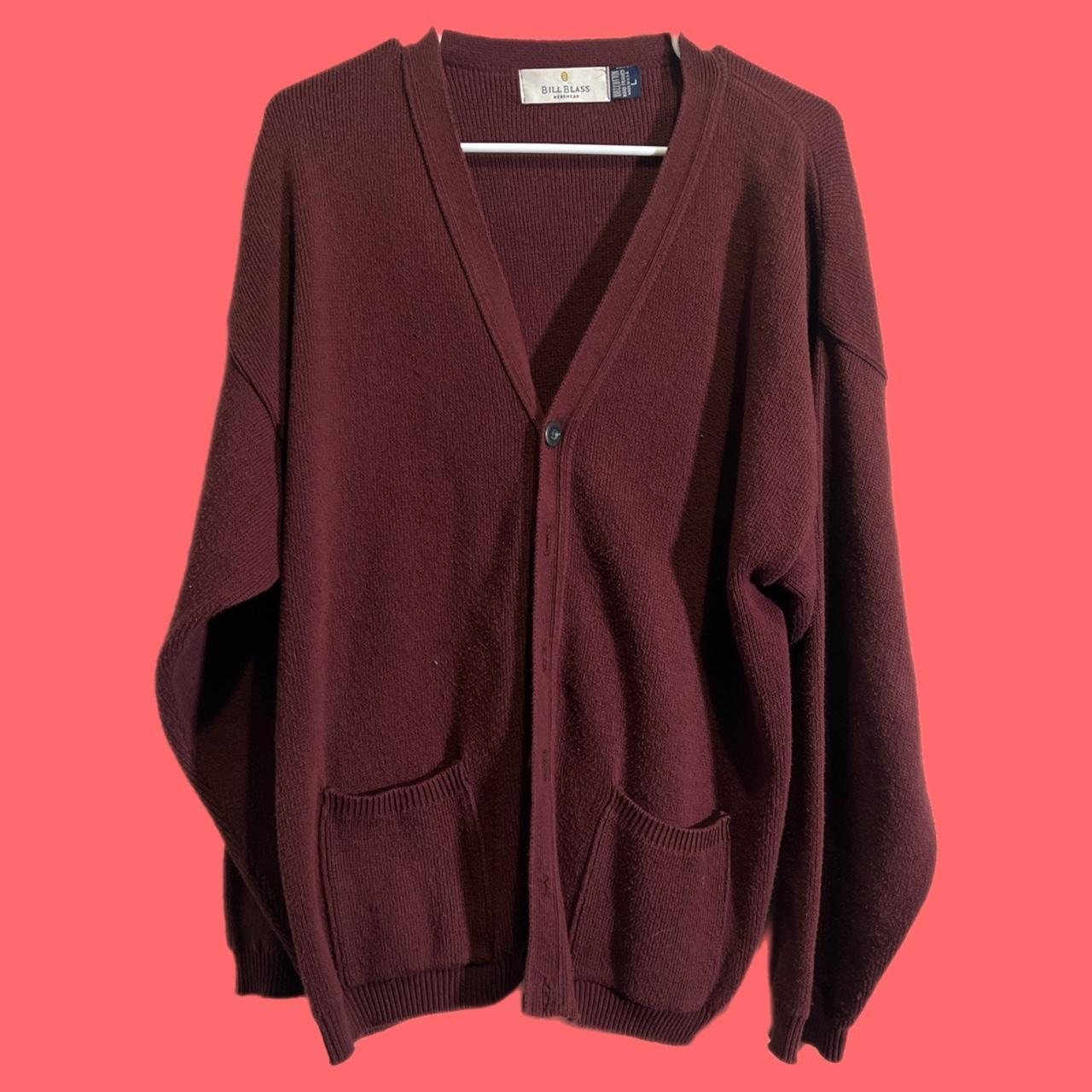 Vintage bill blass cardigan Made in USA L Depop