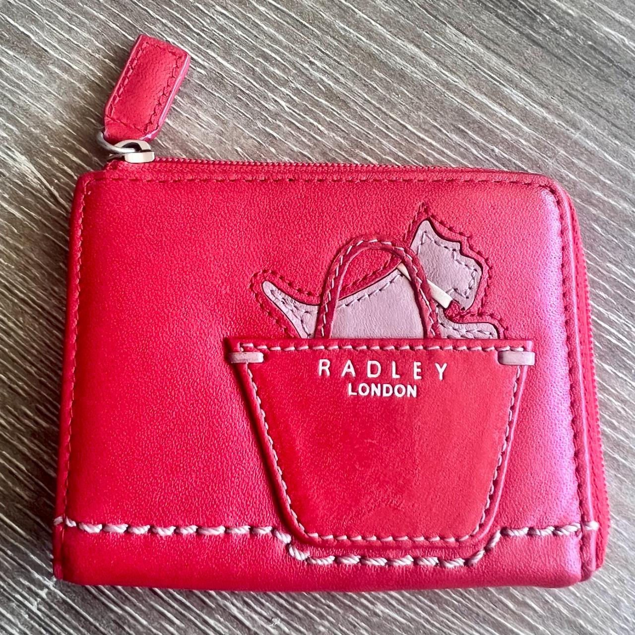 Radley London Coin Purse Red Leather with zip... Depop