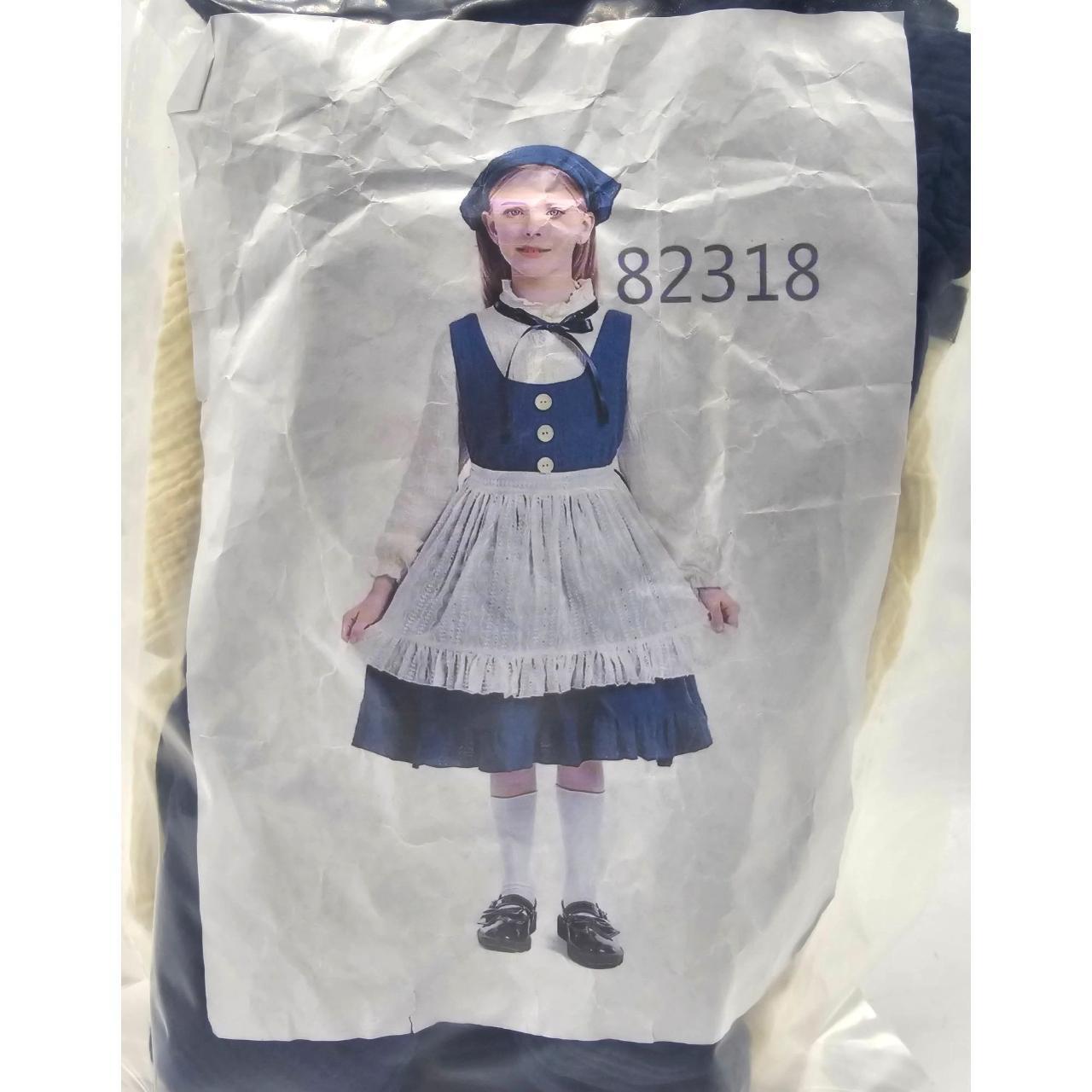 Girls Pioneer Costume With Apron & Headband