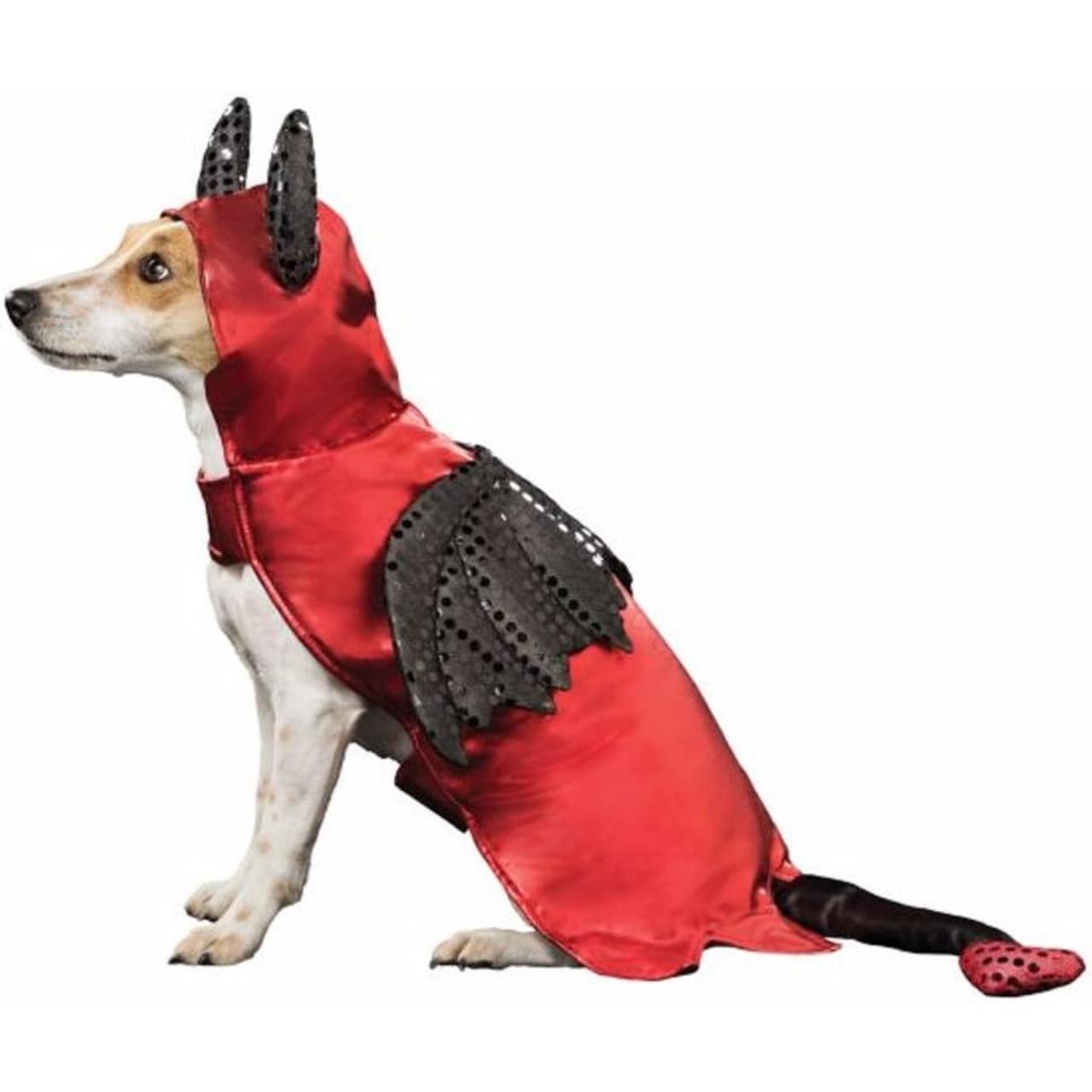Thrills & Chills Devil Pet Dog Costume Iridescent... - Depop