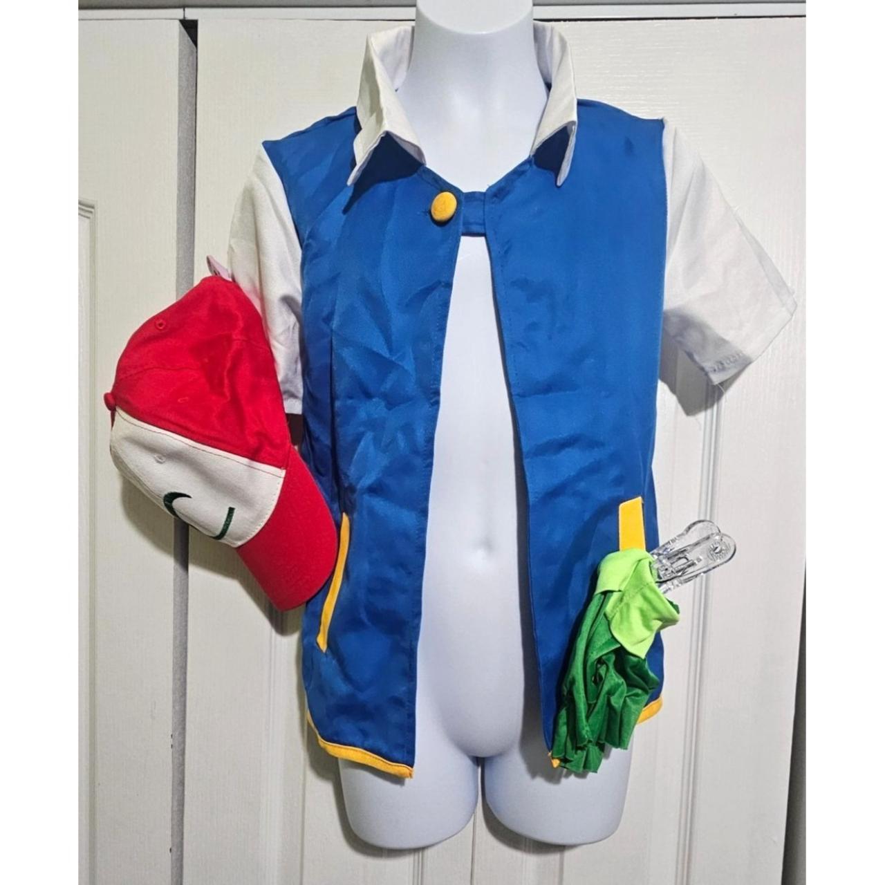 Pokemon Ash Ketchum Costume Set Hat Gloves Vest Go...