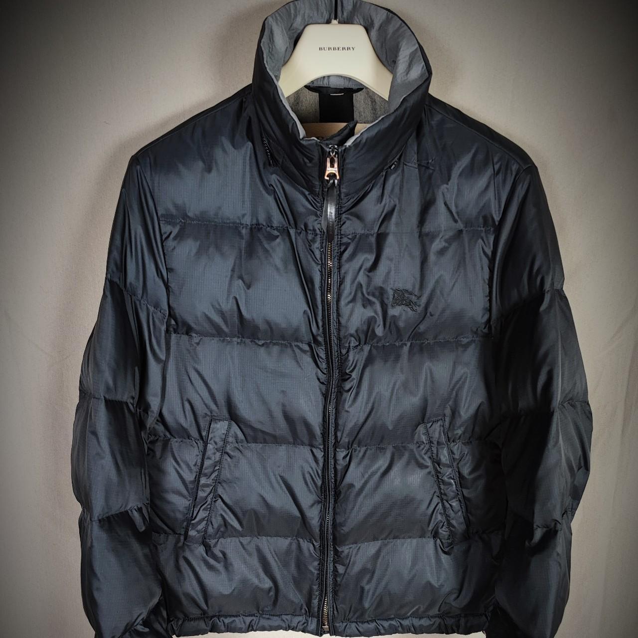 Puffer Jacket, Detachable hoodie, Size L, Black