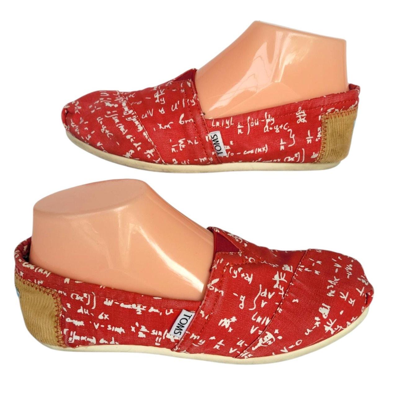 TOMS WMS Size Classics Shoes My Math Flats Depop