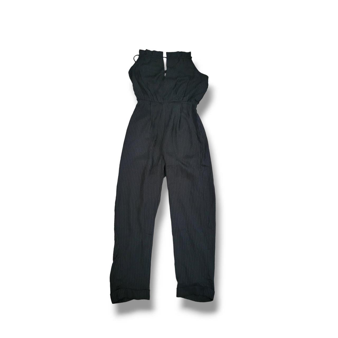 Black dressy overalls best sale