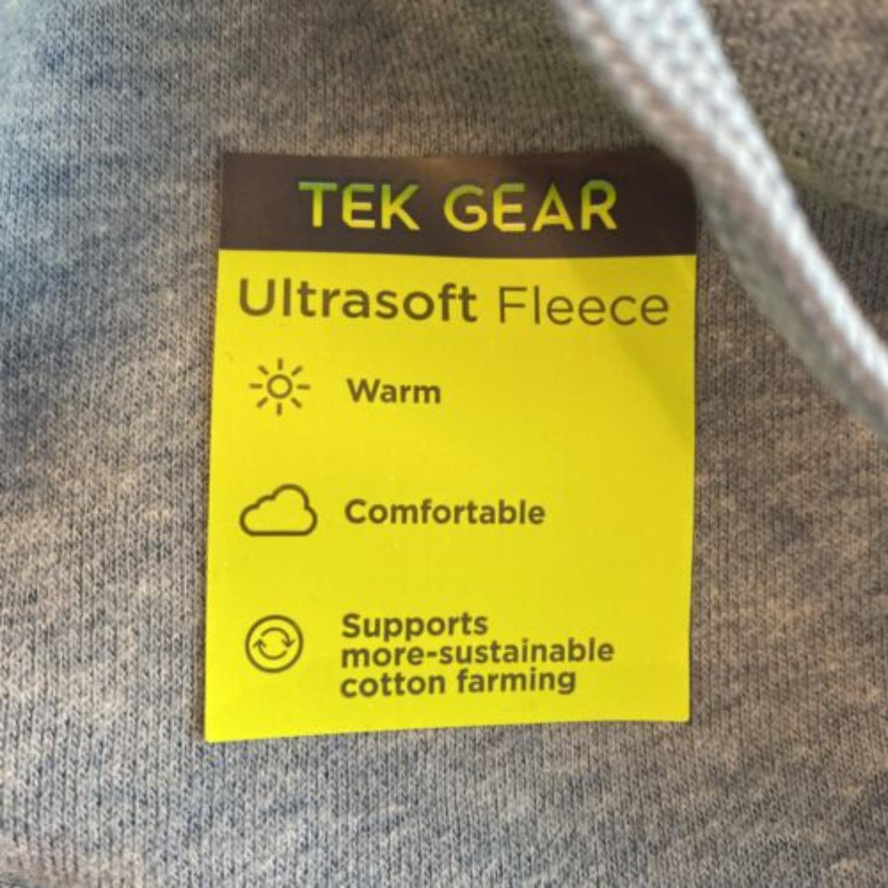 NWT Mens Blue Tek Gear Ultrasoft Fleece Pullover