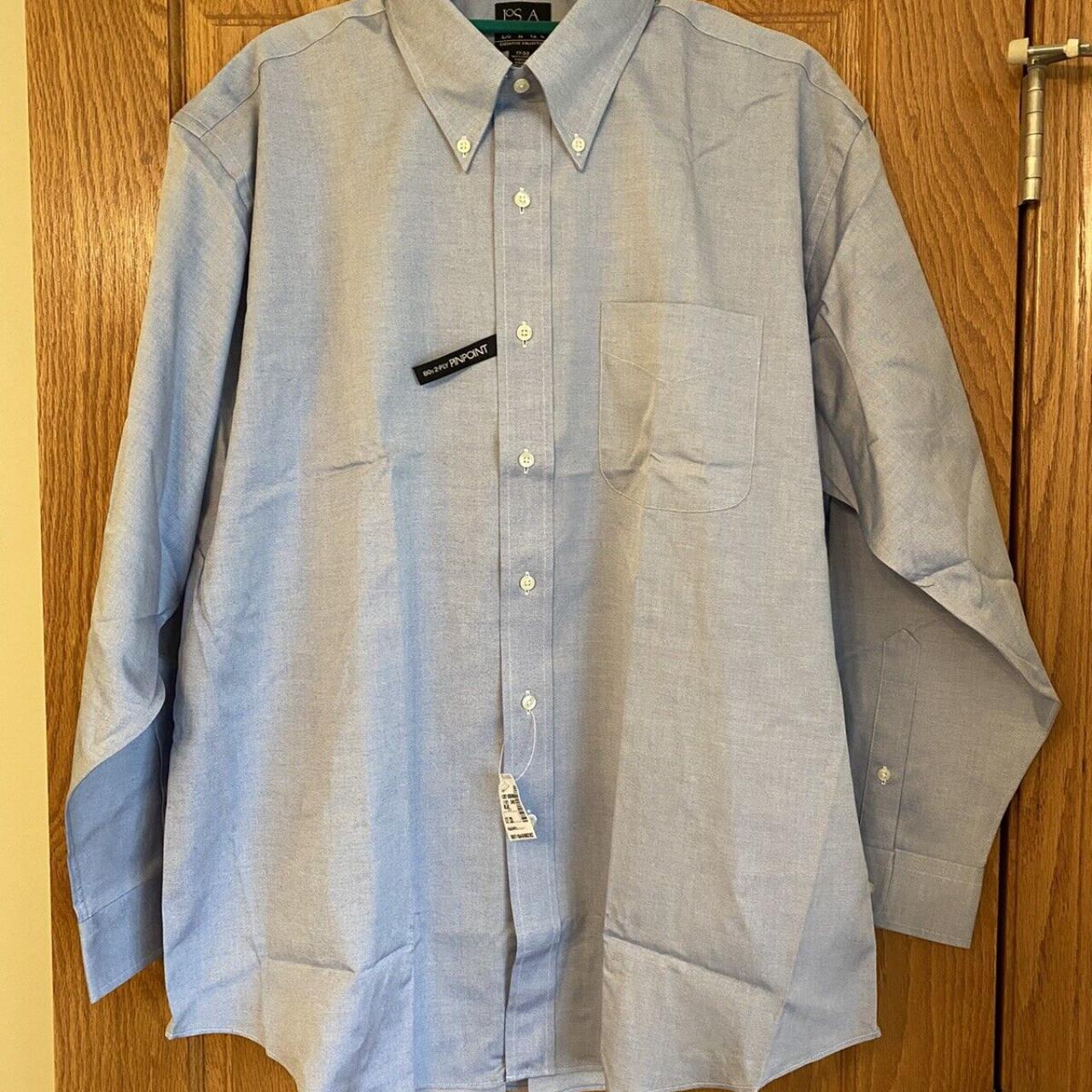 Jos. A. Bank Men's Blue Shirt | Depop