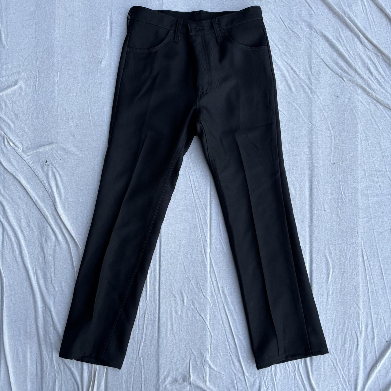 Brand black new wrangler rancher pants $30 32x32... - Depop