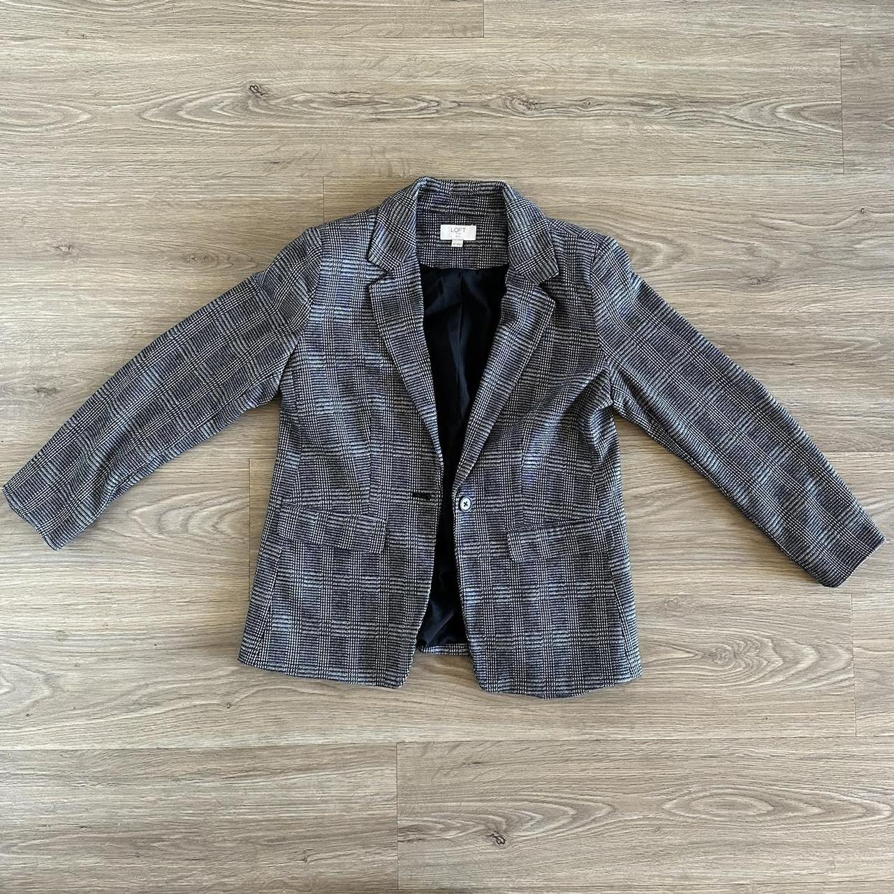 Loft grey outlet blazer