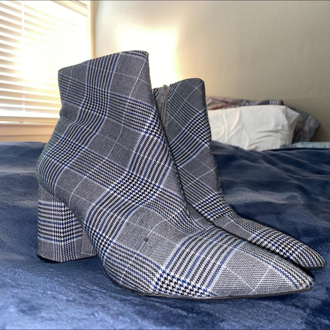 Forever 21 plaid on sale boots