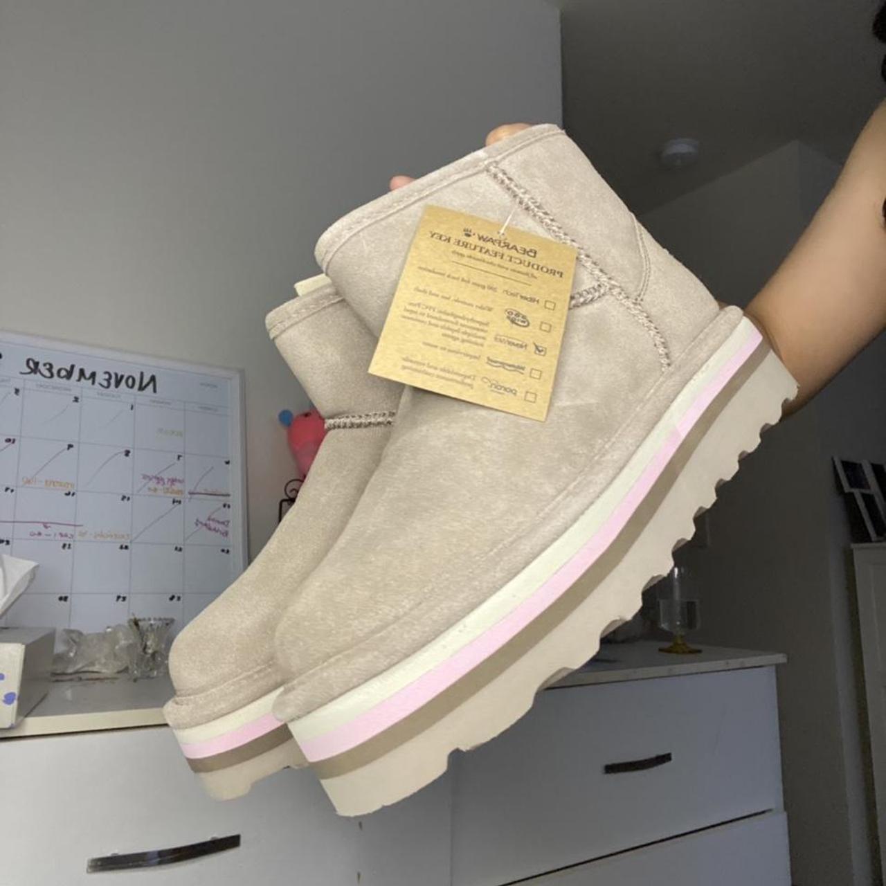 Brand new ankle platform uggs brand is bearpaw!... Depop