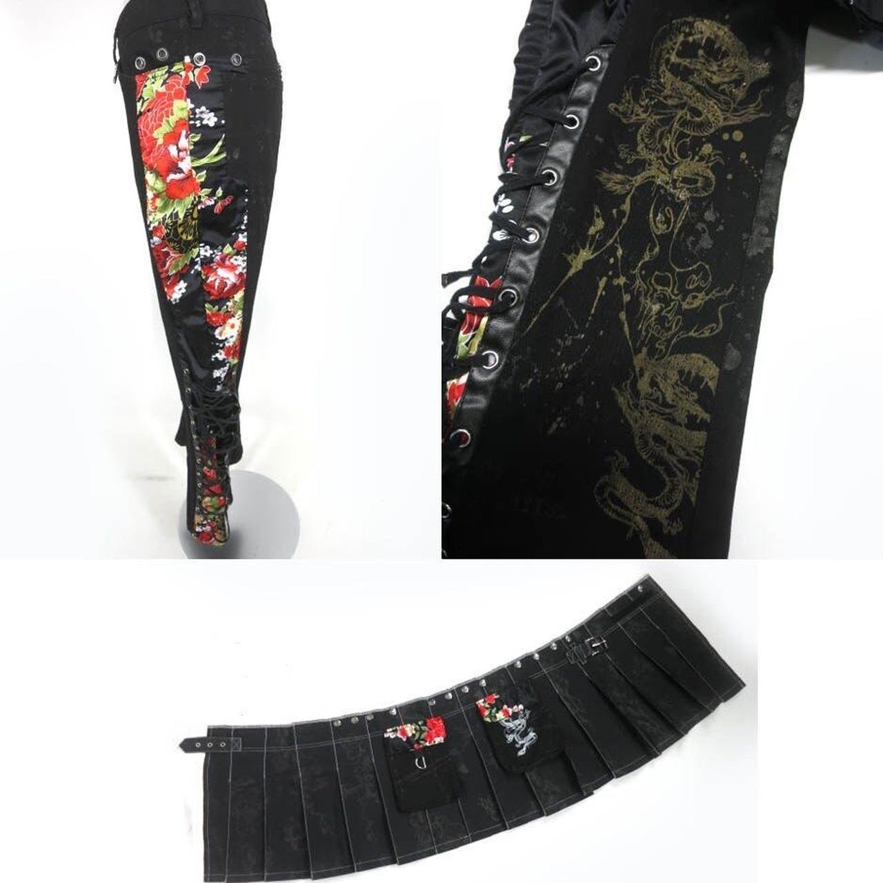 H.naoto East Visual Kei Pants with Skirt !! | Depop