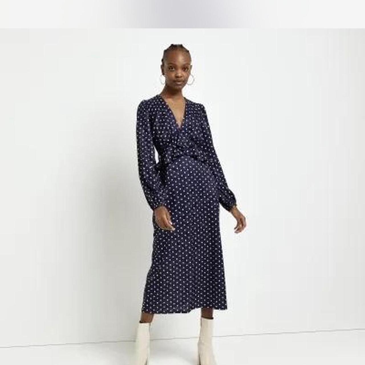 Wrap Dress River Island Spotty Dress River Island Red Polka Dot