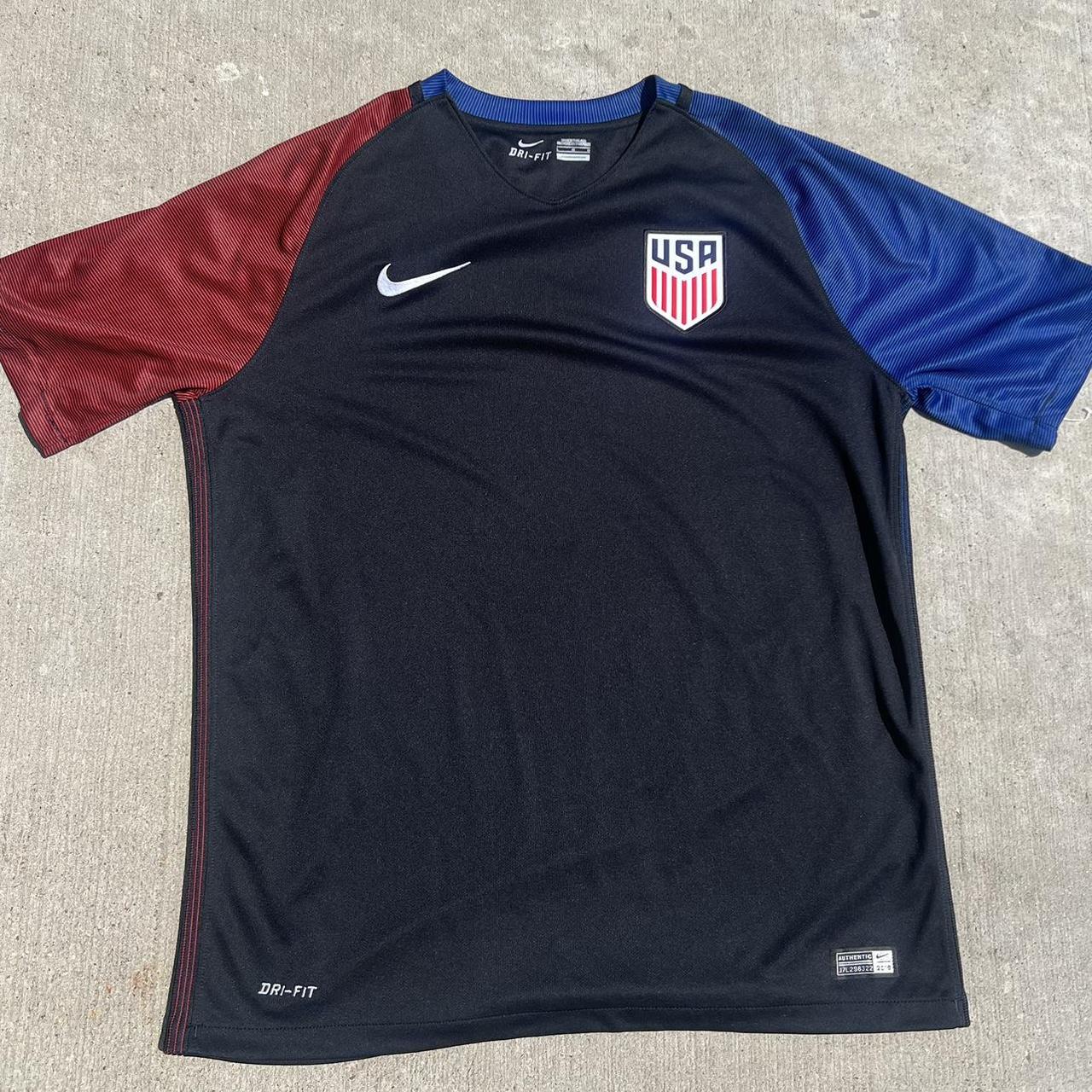 2016 Usa Away Soccer Jersey Size Large Dri Fit... Depop